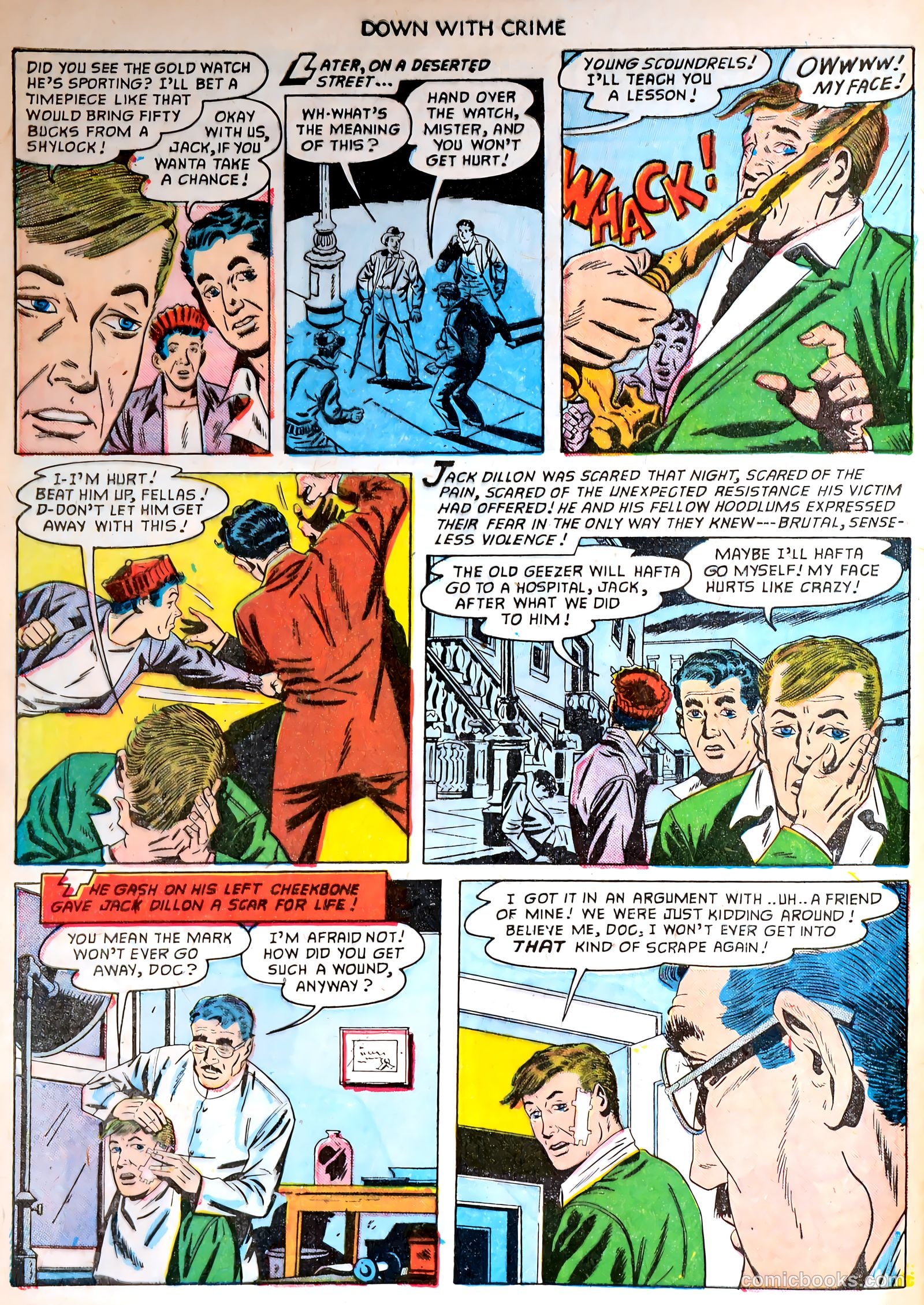 Down with Crime #6 (1952) — page 28 of 36