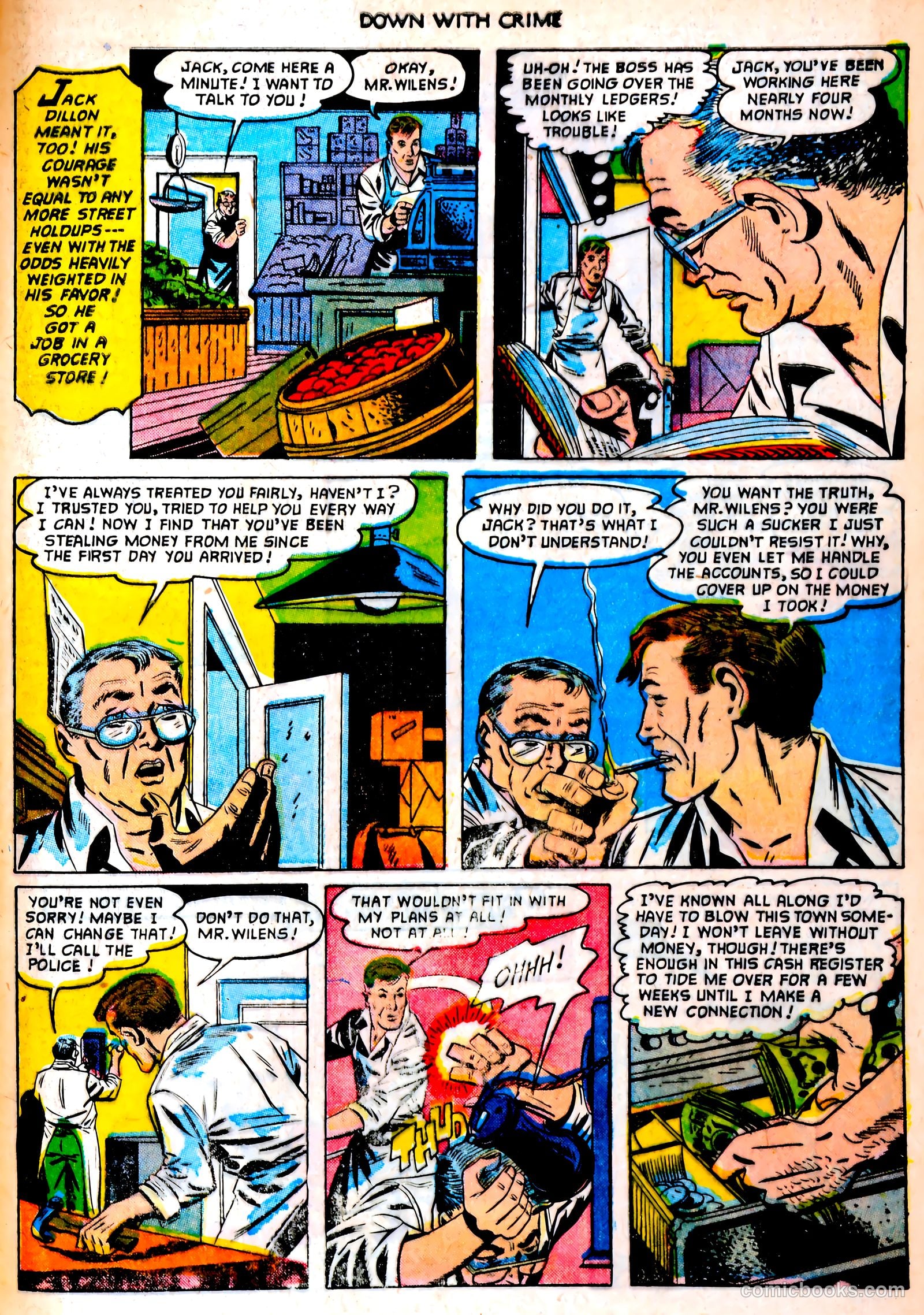 Down with Crime #6 (1952) — page 29 of 36
