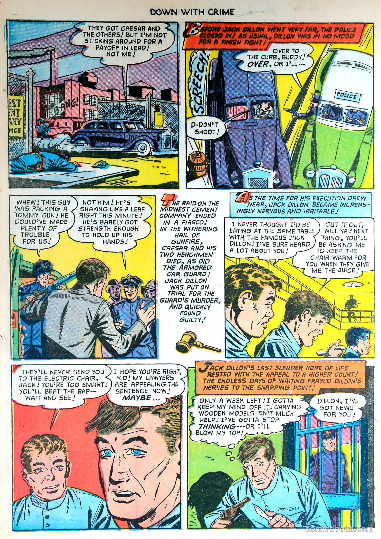 Down with Crime #6 (1952) — page 32 of 36