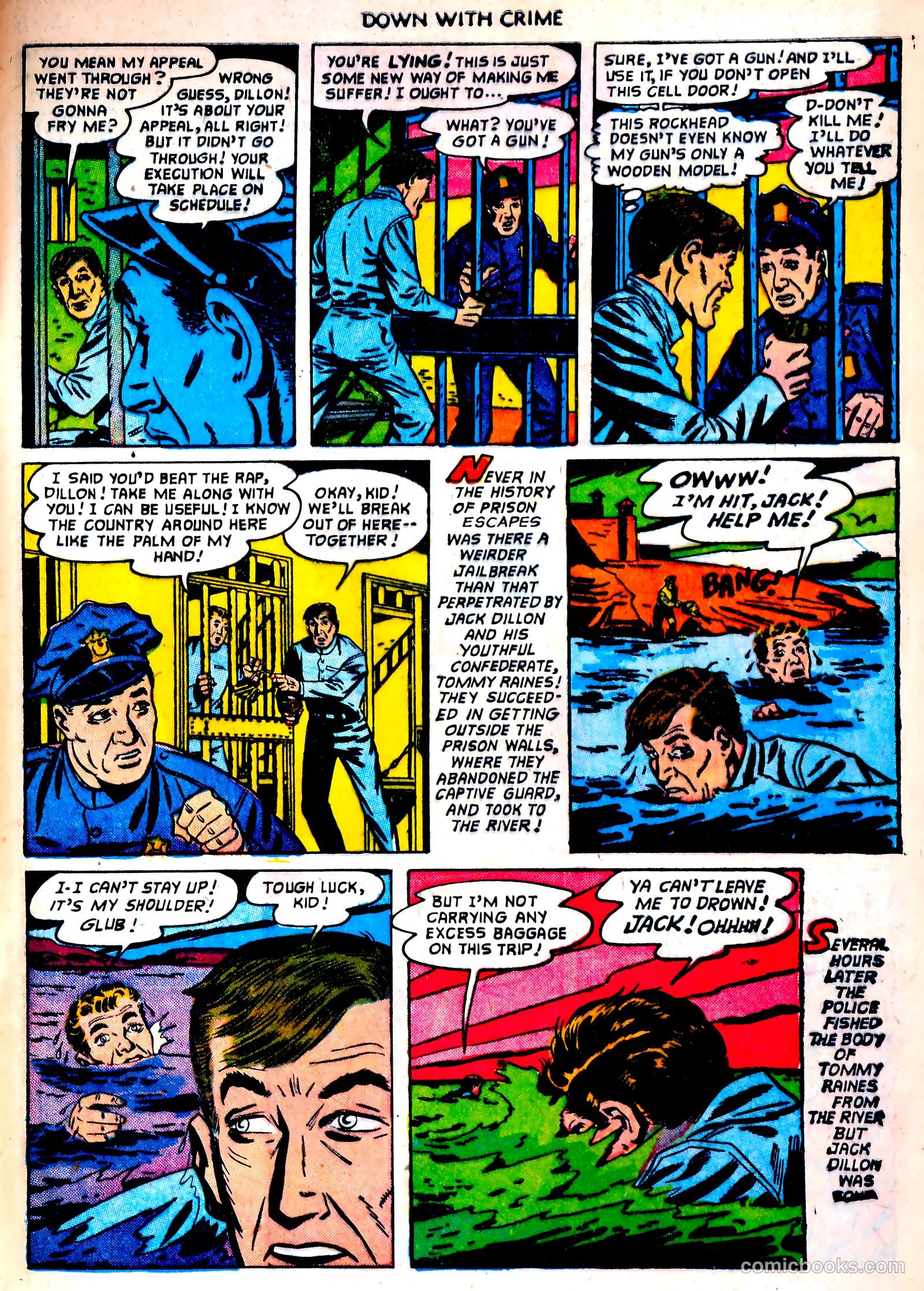 Down with Crime #6 (1952) — page 33 of 36
