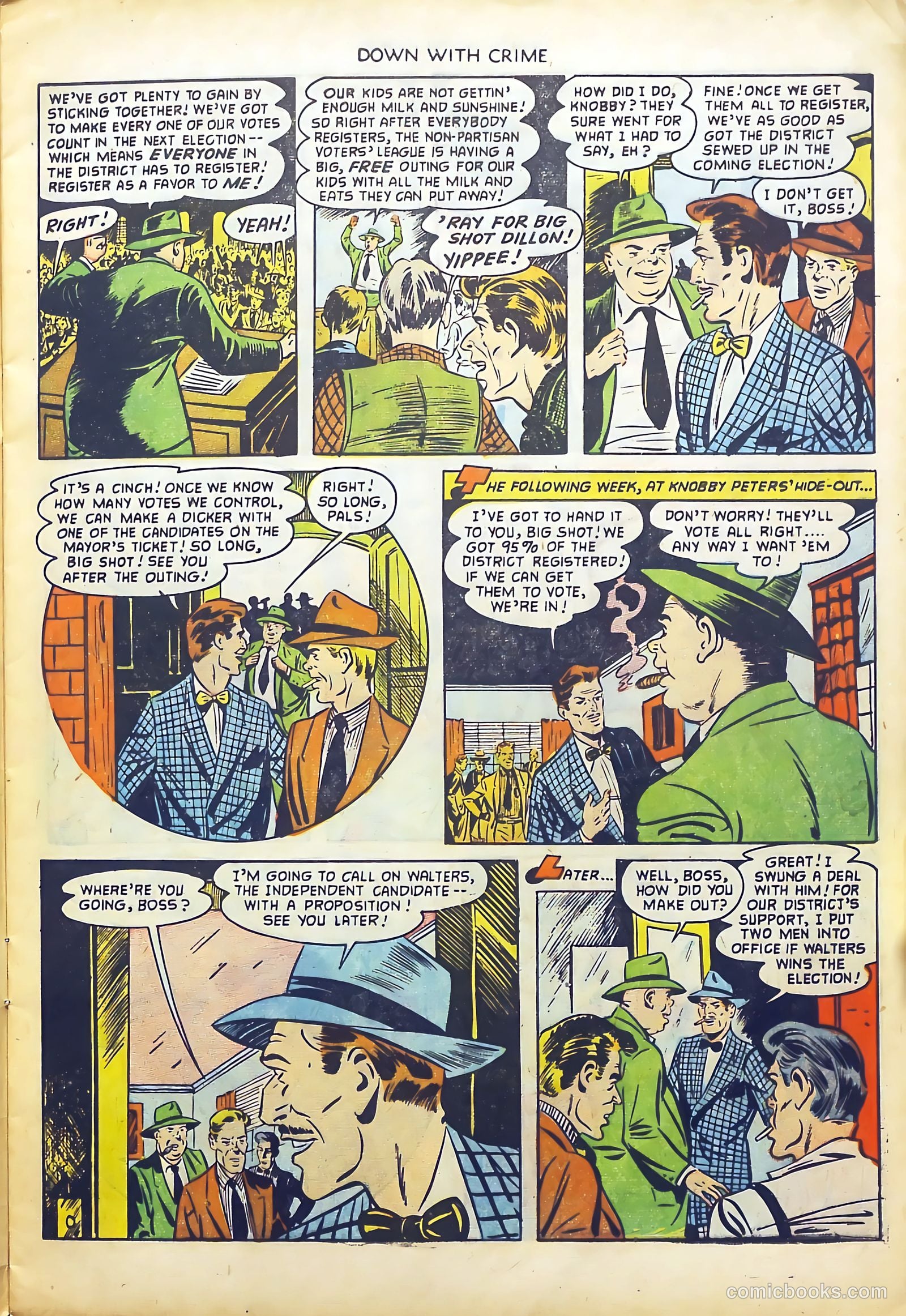 Down with Crime #7 (1952) — page 9 of 36
