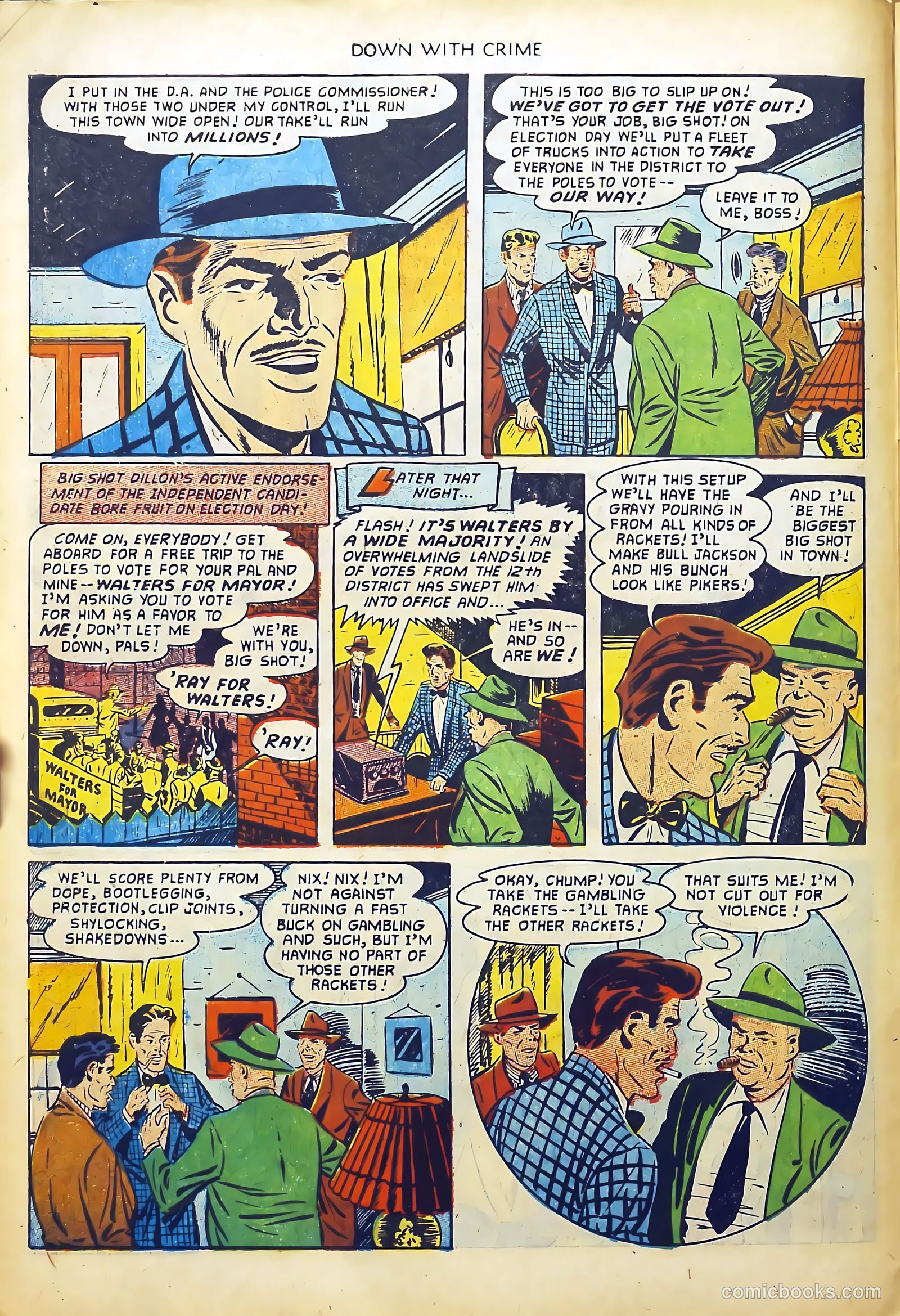 Down with Crime #7 (1952) — page 10 of 36