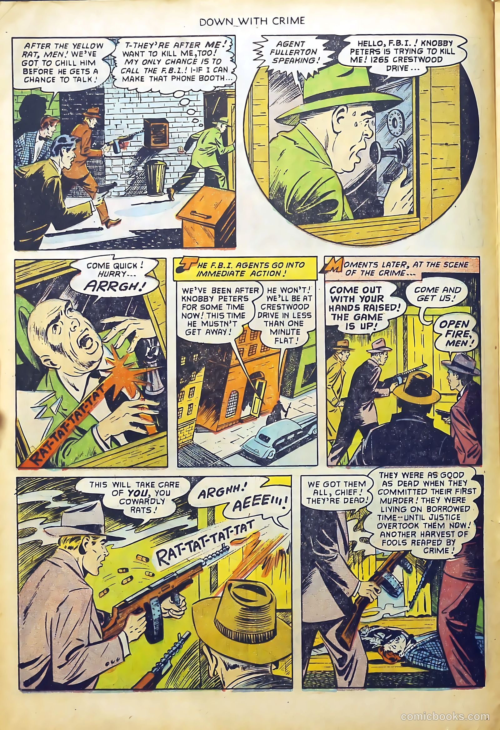 Down with Crime #7 (1952) — page 12 of 36