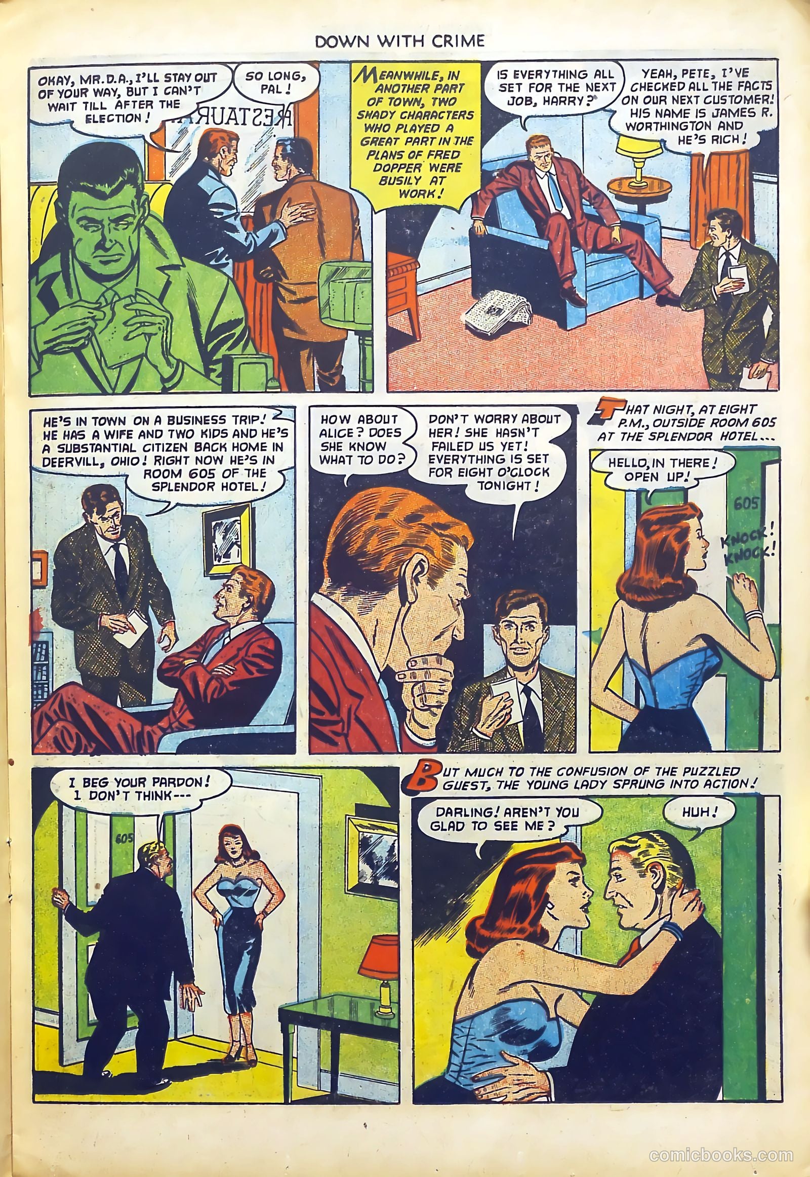 Down with Crime #7 (1952) — page 15 of 36