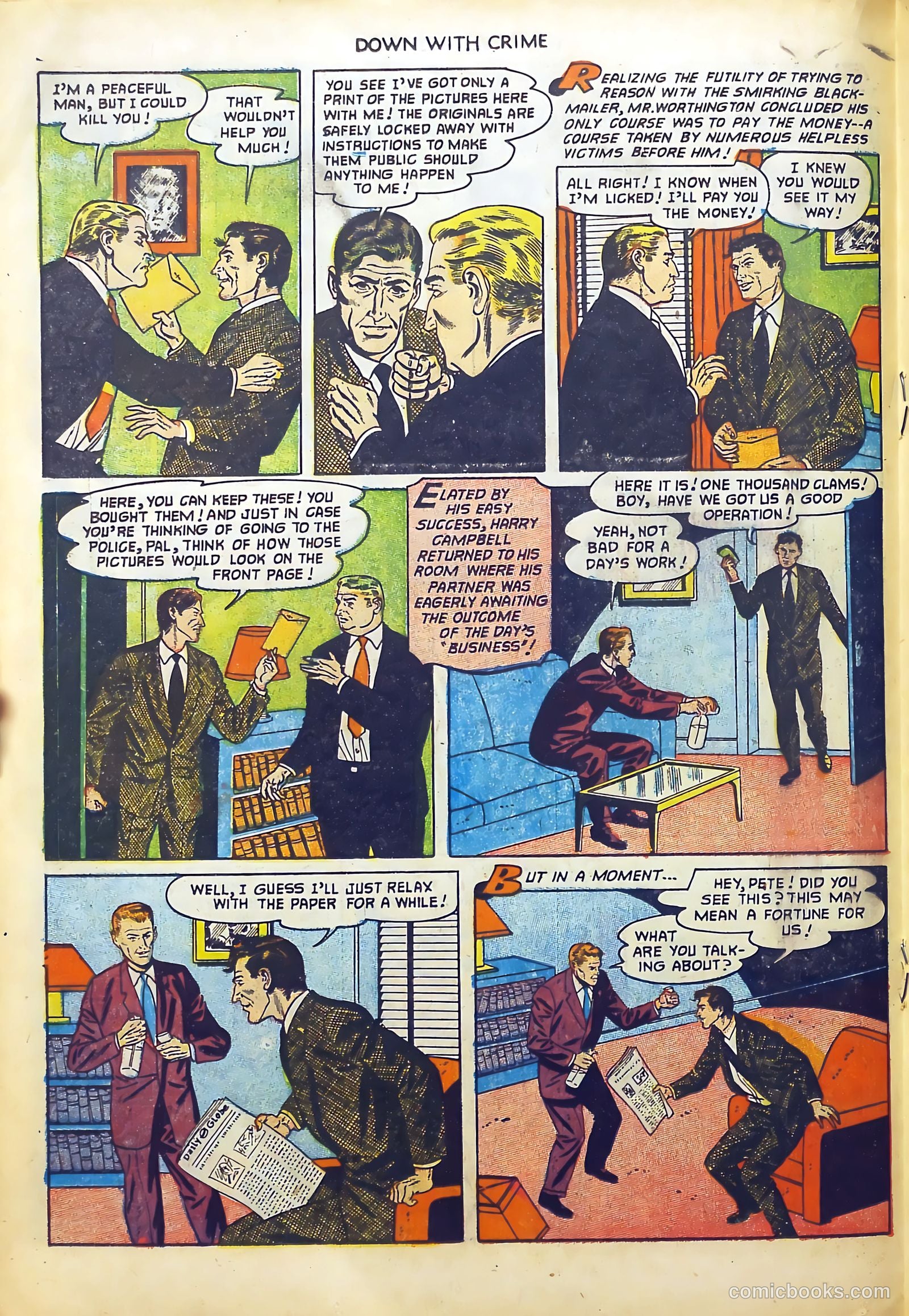 Down with Crime #7 (1952) — page 18 of 36