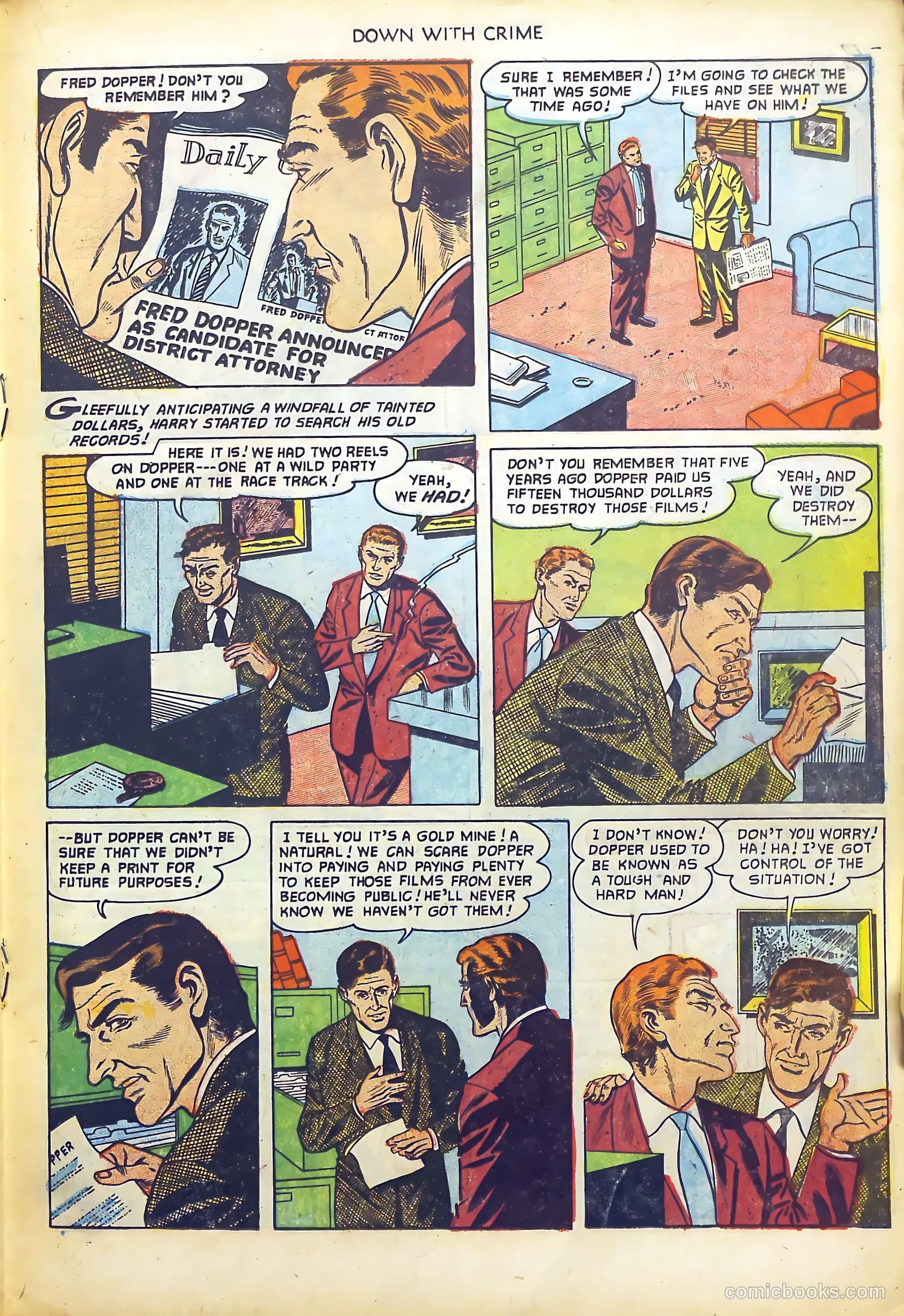 Down with Crime #7 (1952) — page 19 of 36