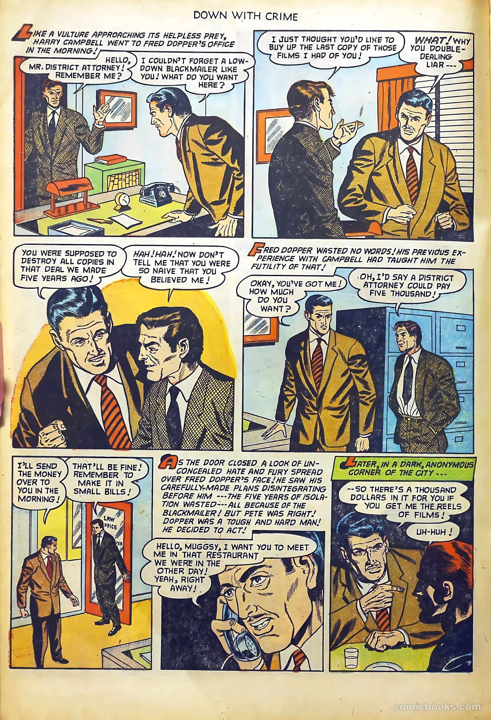 Down with Crime #7 (1952) — page 20 of 36