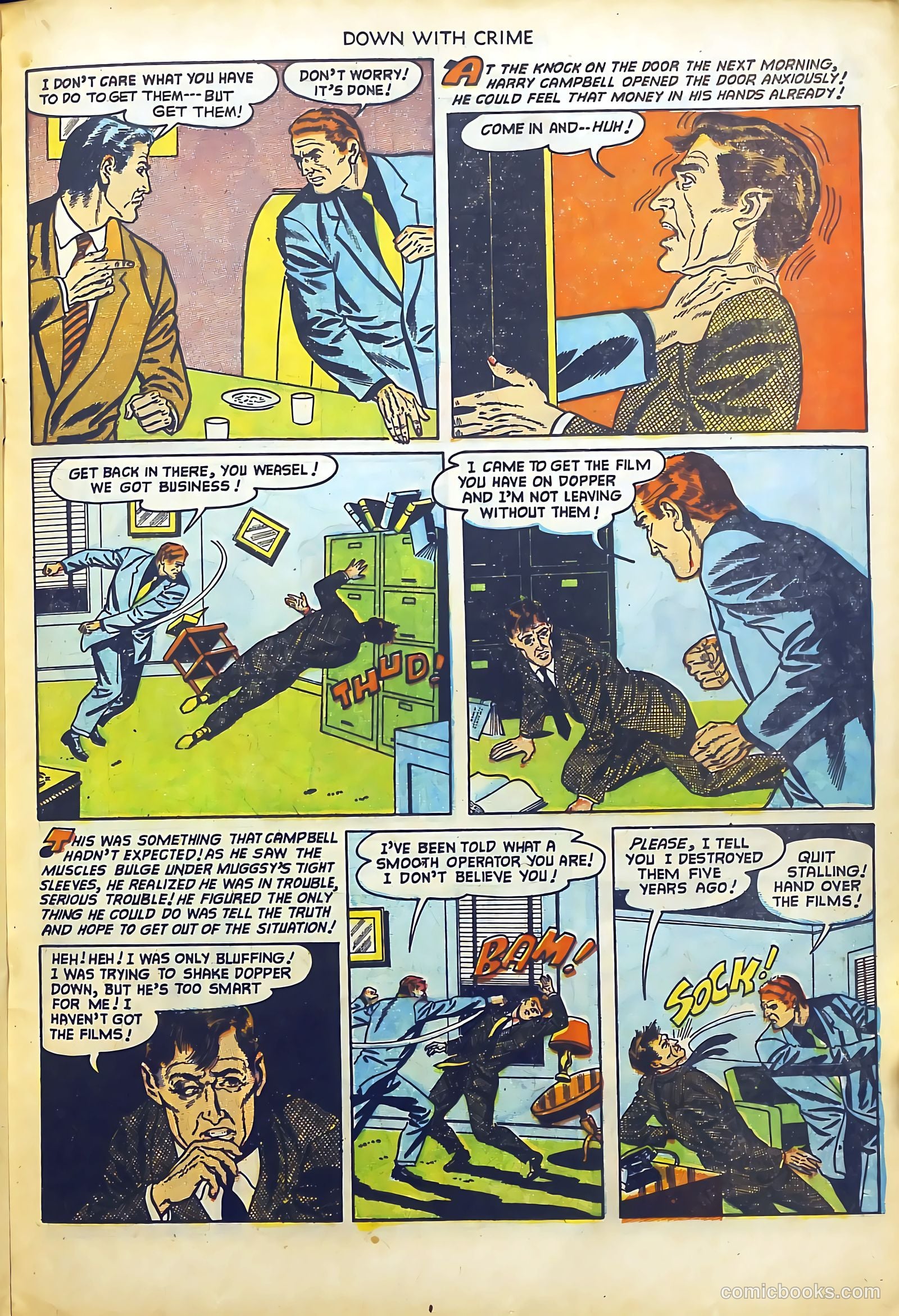 Down with Crime #7 (1952) — page 21 of 36