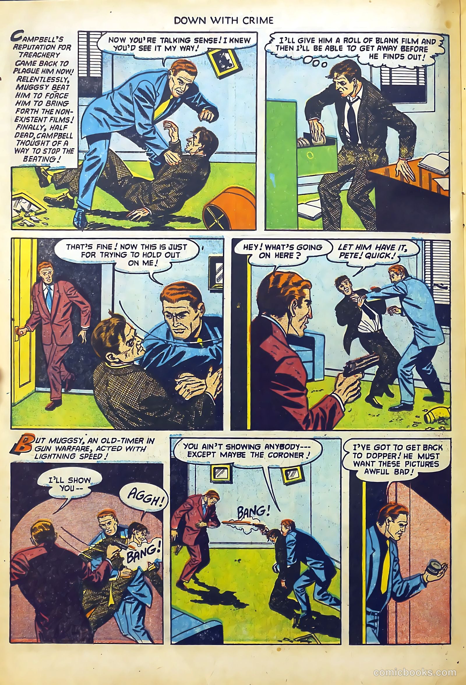 Down with Crime #7 (1952) — page 22 of 36