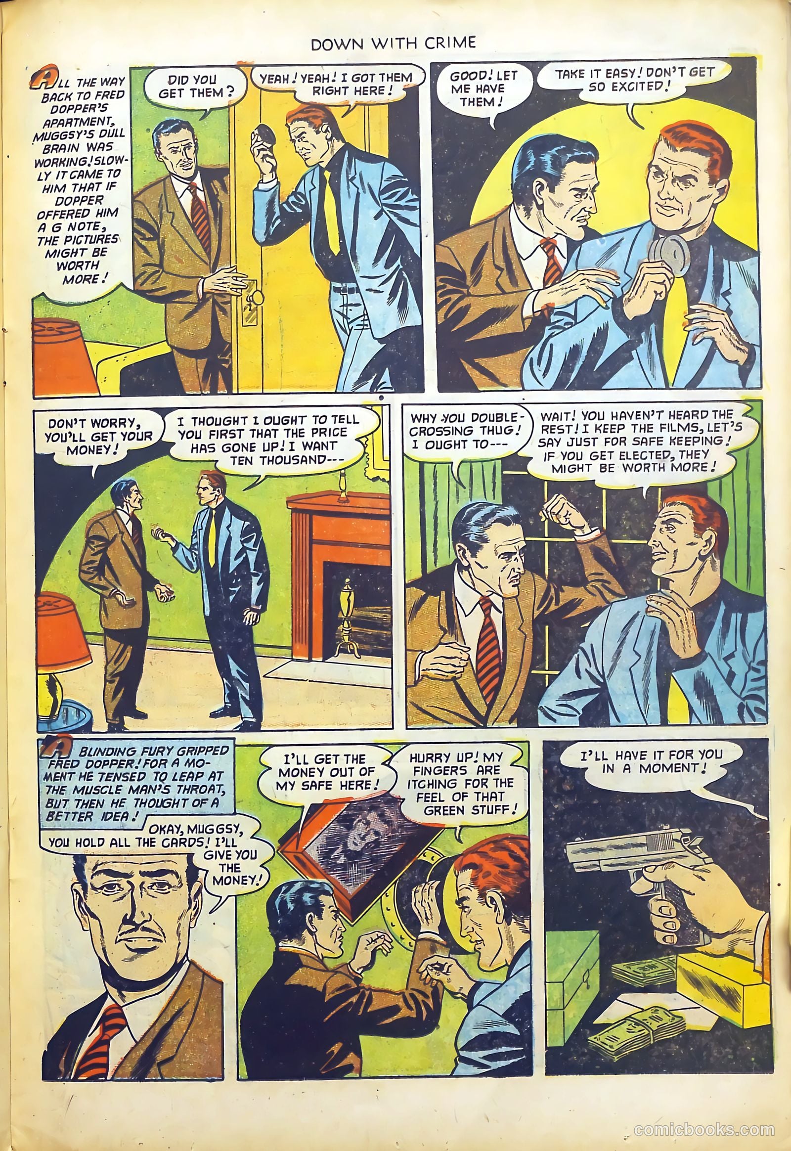 Down with Crime #7 (1952) — page 23 of 36