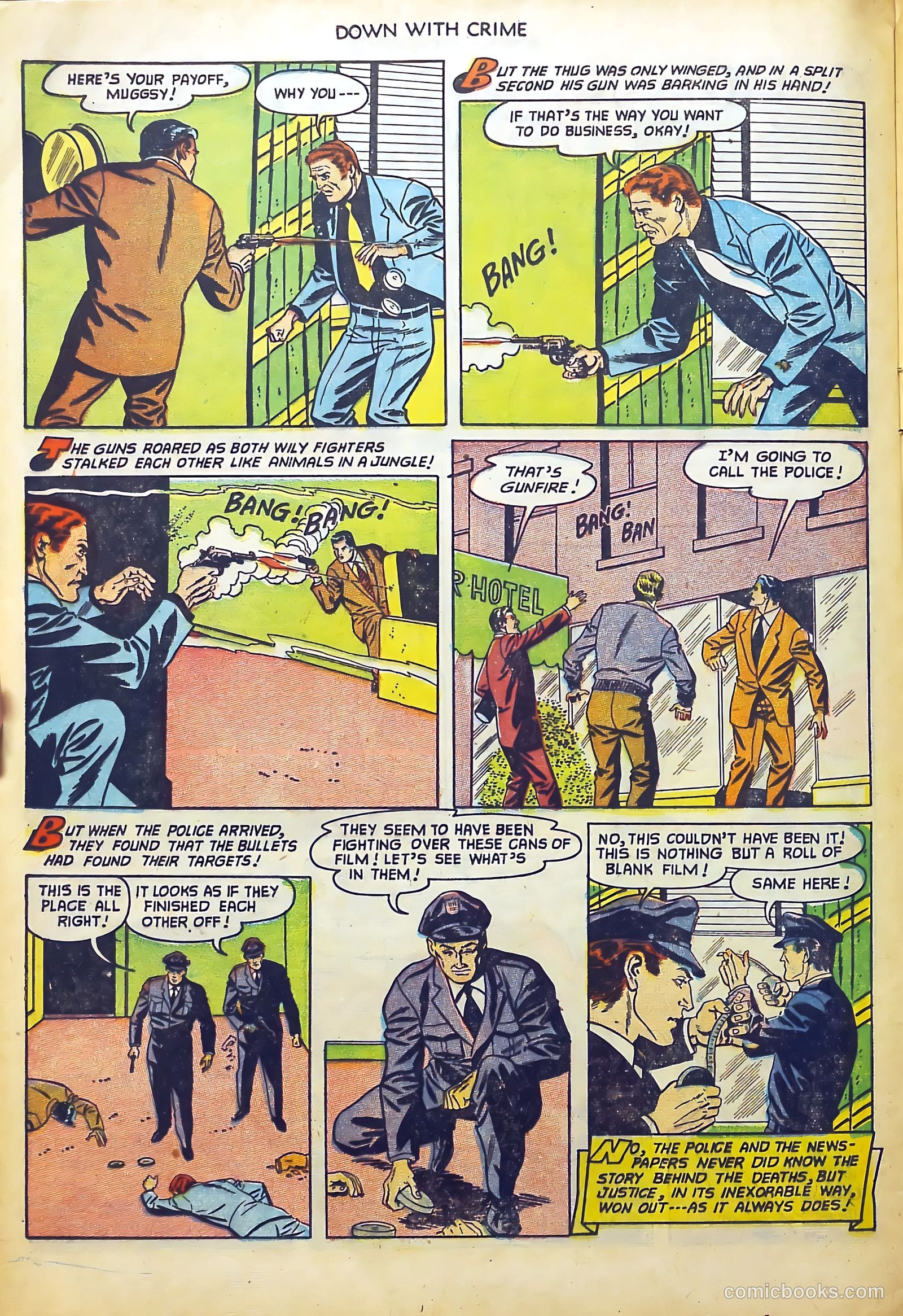 Down with Crime #7 (1952) — page 24 of 36