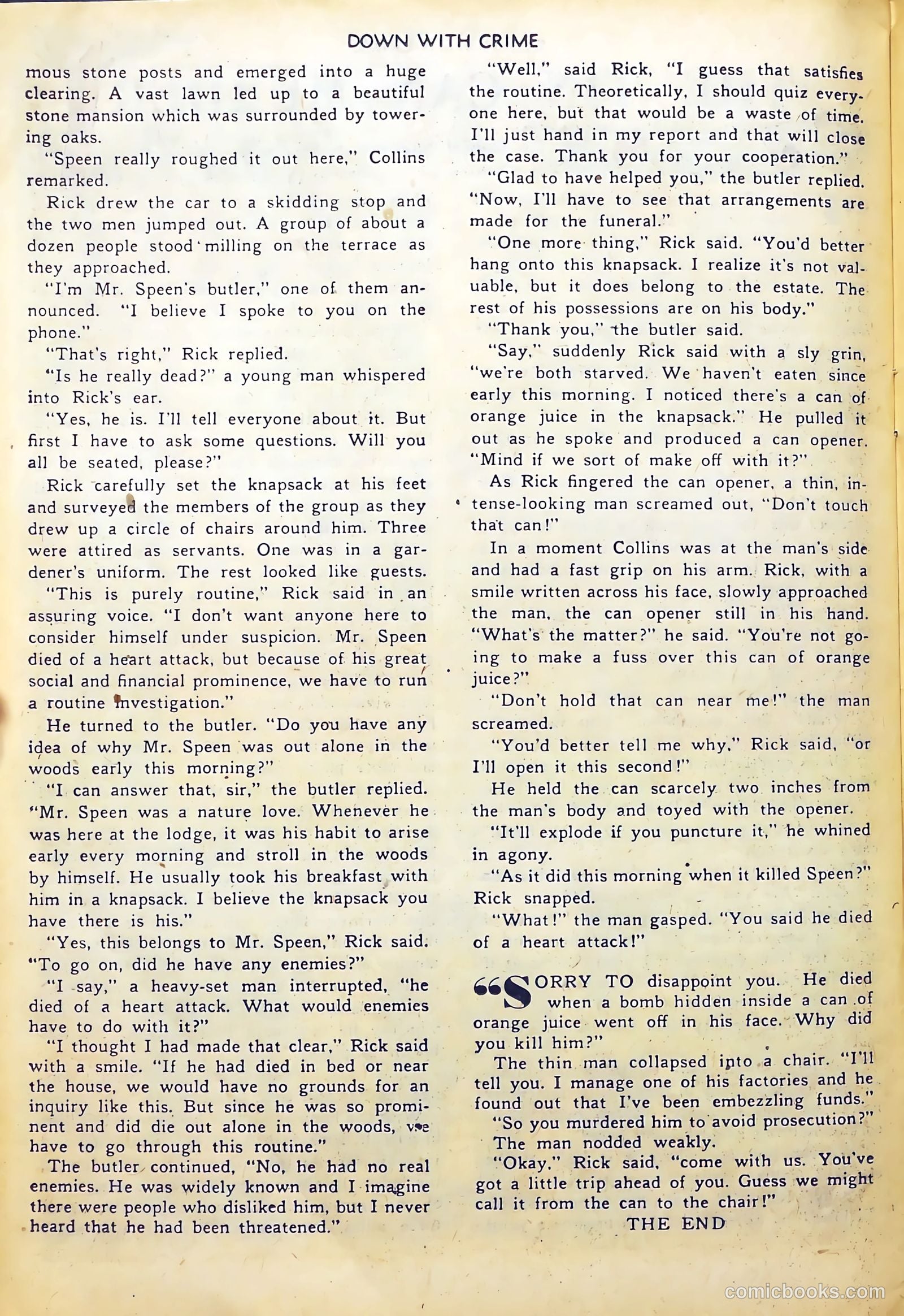 Down with Crime #7 (1952) — page 26 of 36