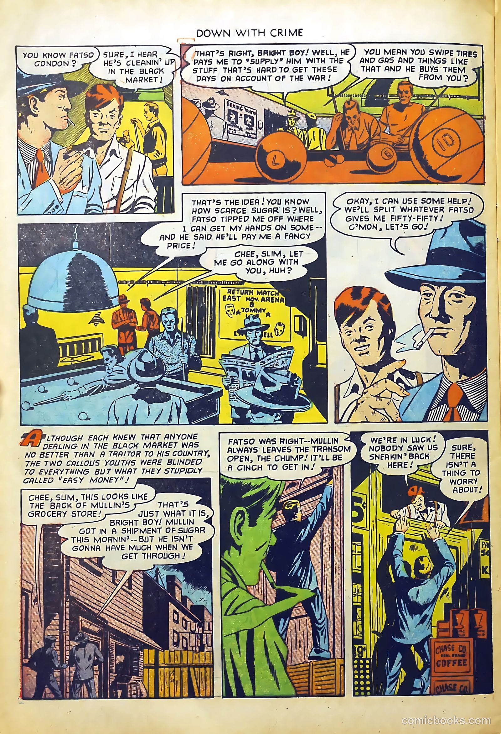 Down with Crime #7 (1952) — page 28 of 36