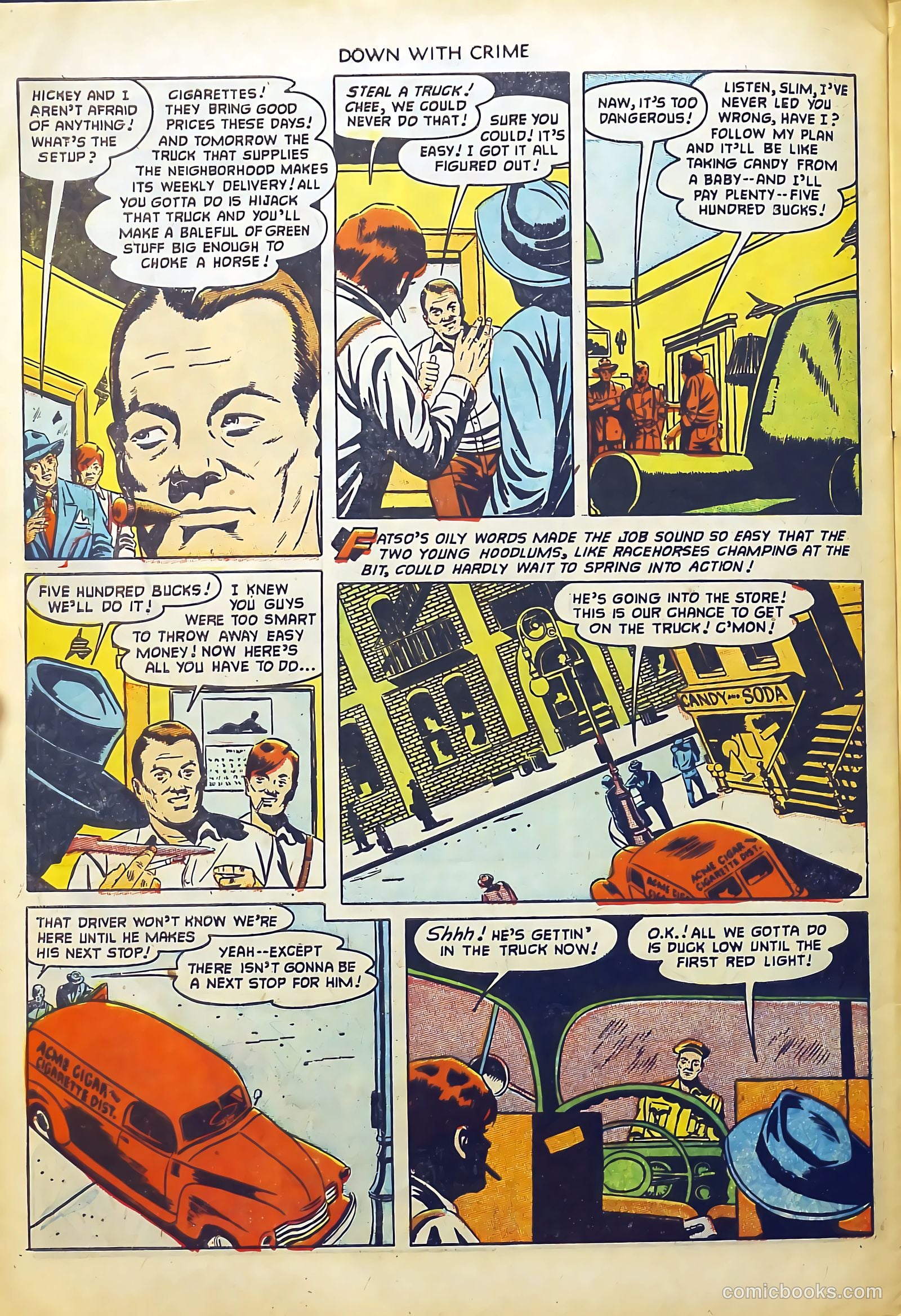 Down with Crime #7 (1952) — page 30 of 36