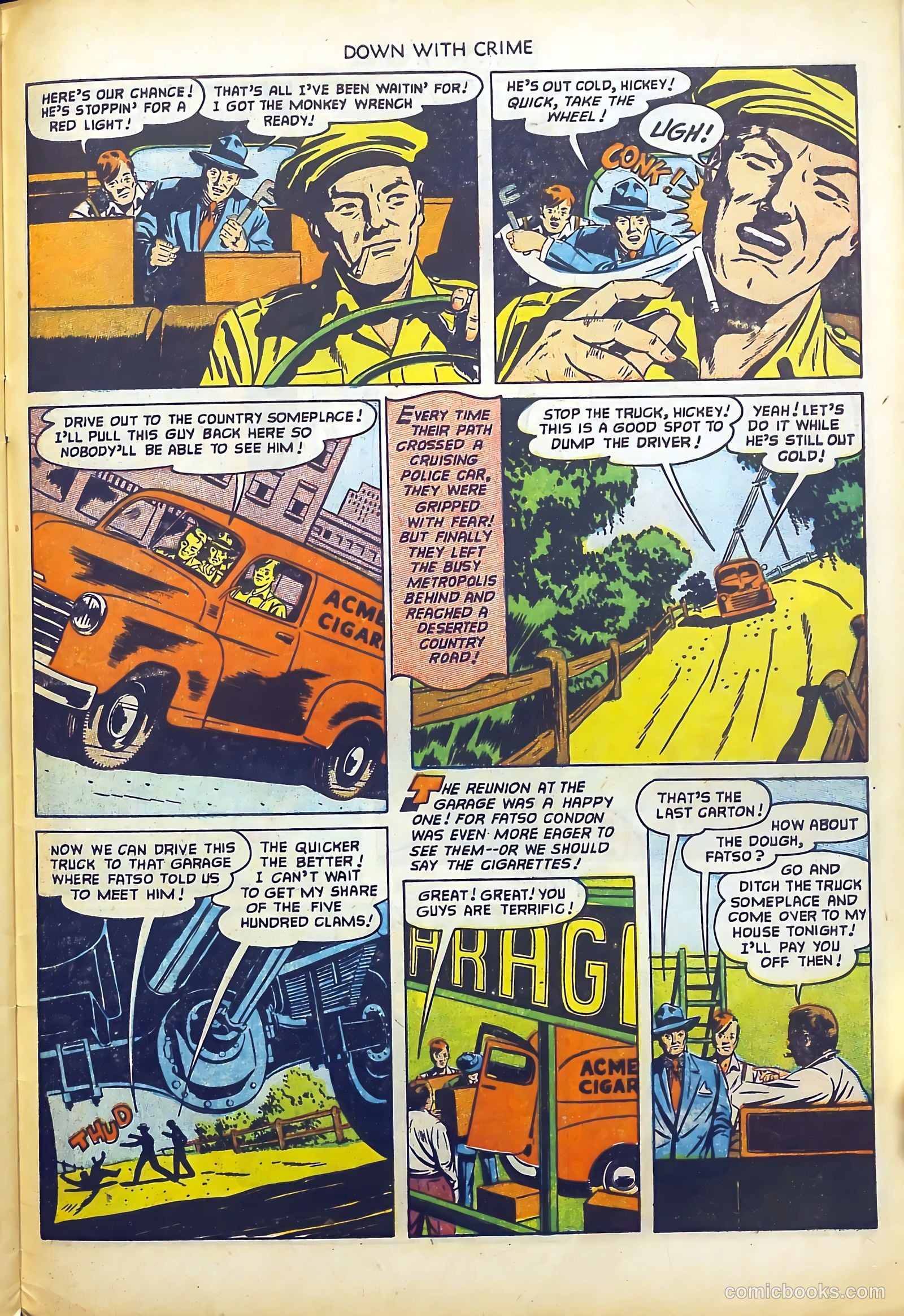 Down with Crime #7 (1952) — page 31 of 36