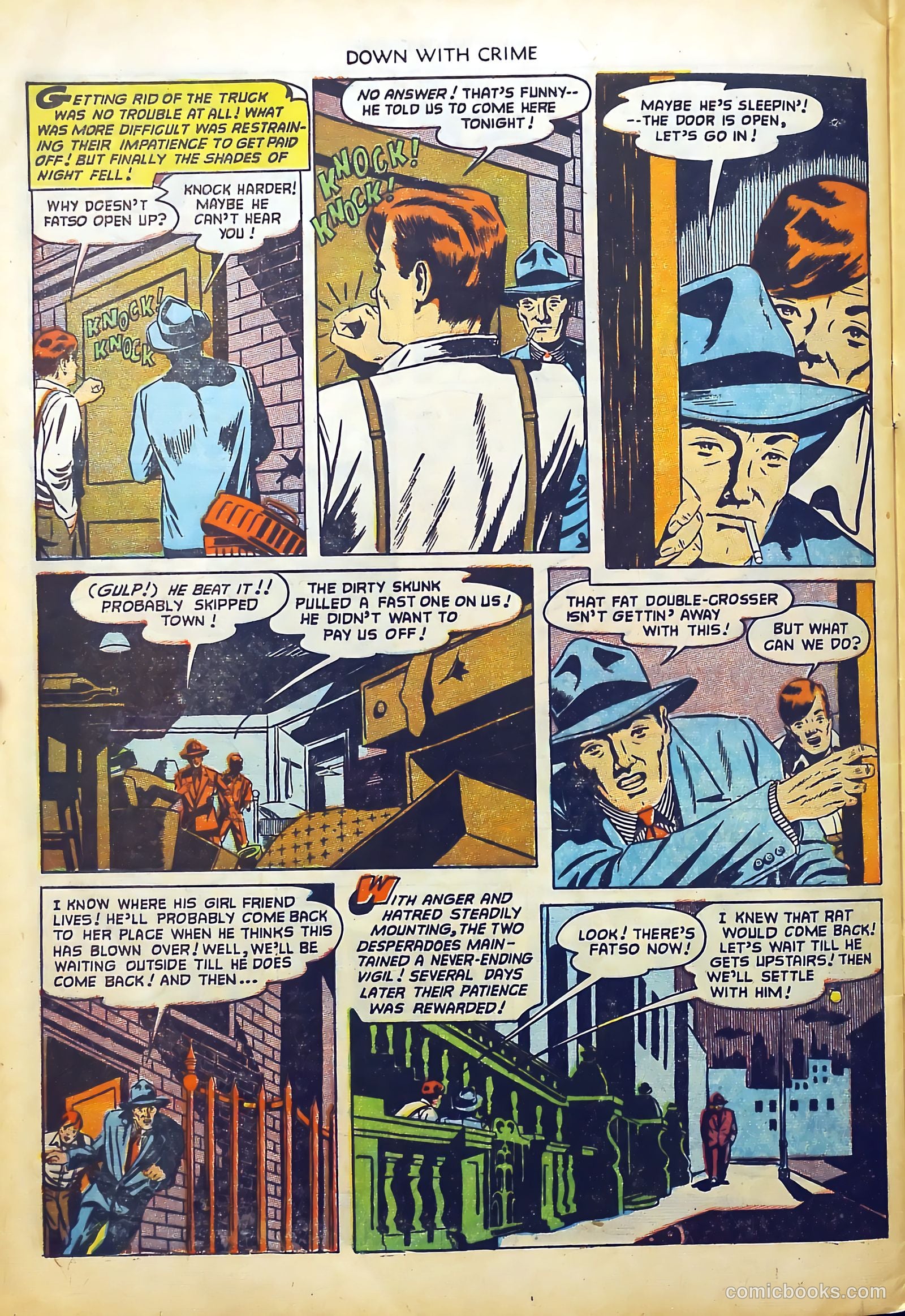 Down with Crime #7 (1952) — page 32 of 36