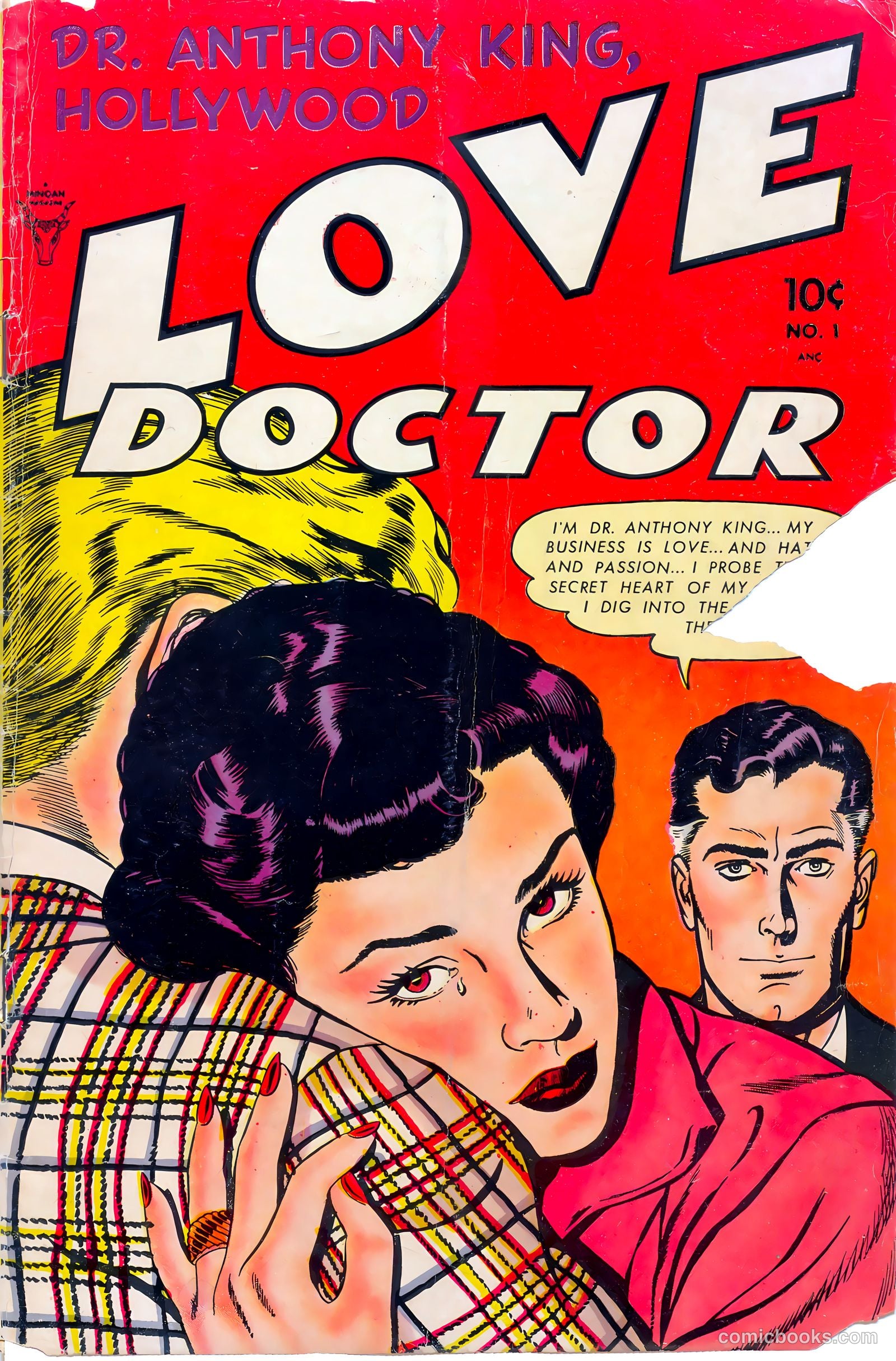 Dr. Anthony King, Hollywood Love Doctor #1 (1952) — page 2 of 37