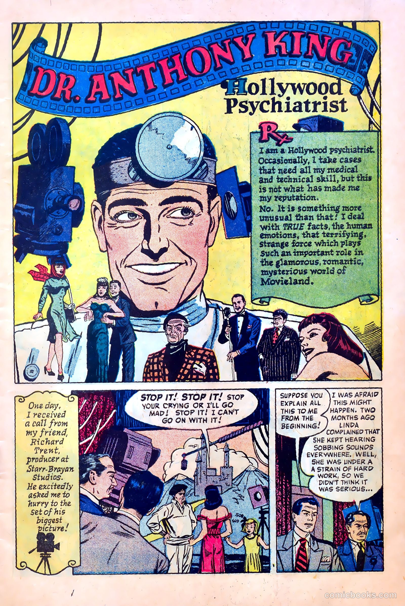 Dr. Anthony King, Hollywood Love Doctor #1 (1952) — page 4 of 37