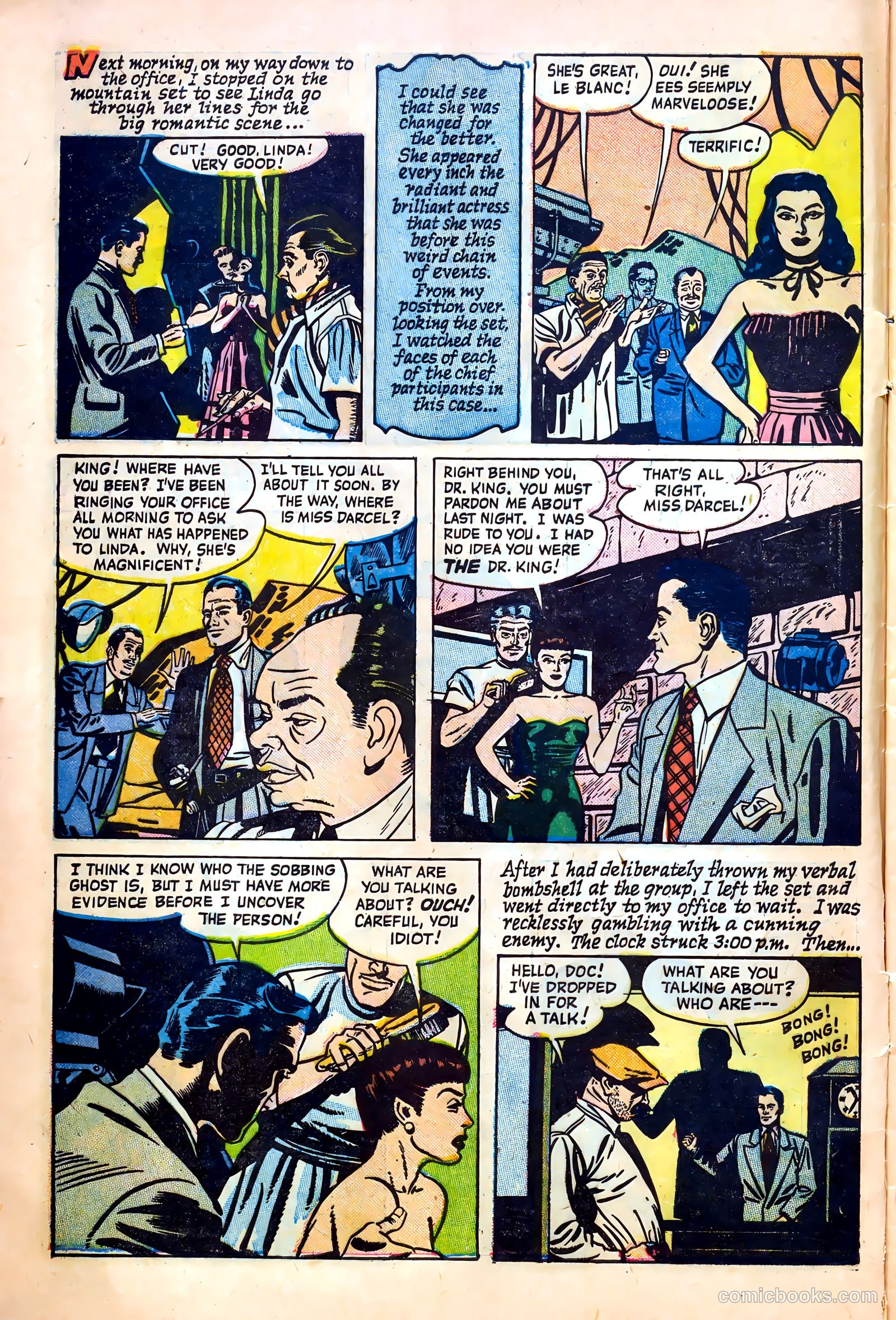 Dr. Anthony King, Hollywood Love Doctor #1 (1952) — page 7 of 37