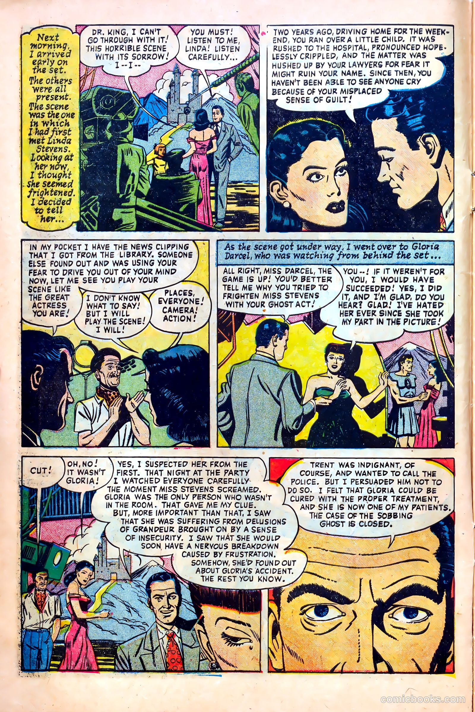 Dr. Anthony King, Hollywood Love Doctor #1 (1952) — page 9 of 37