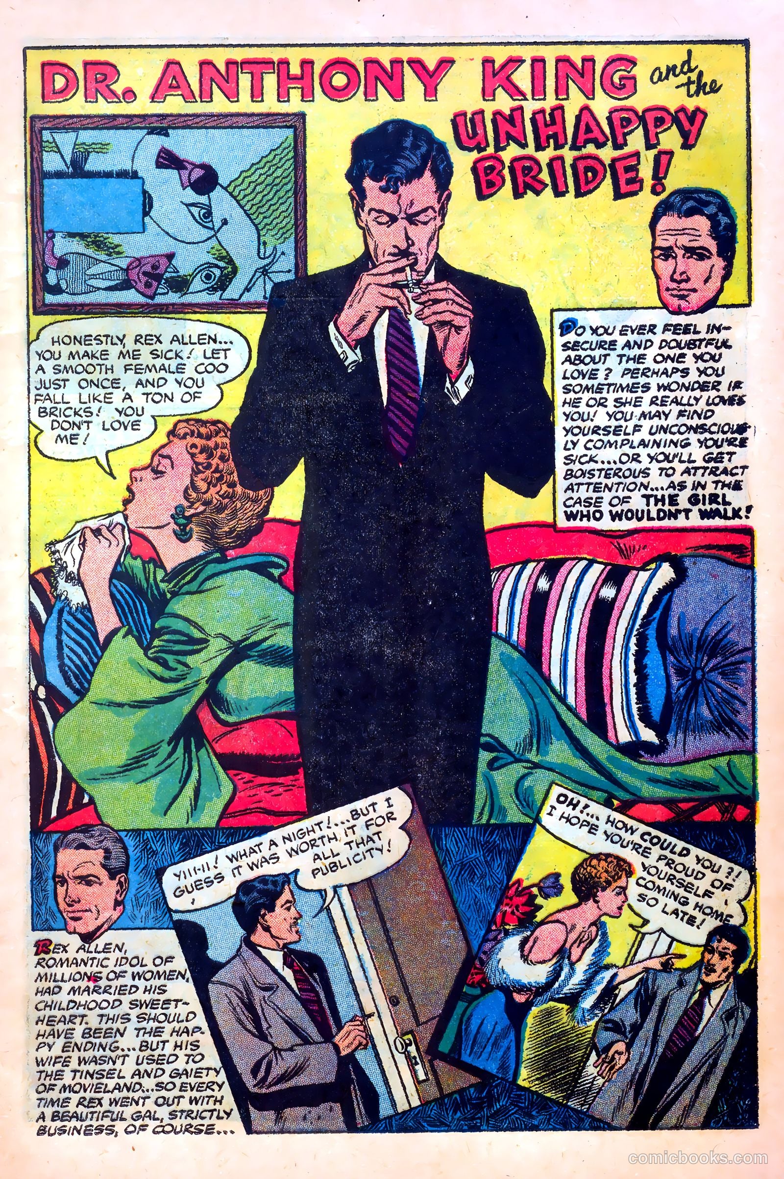 Dr. Anthony King, Hollywood Love Doctor #1 (1952) — page 10 of 37