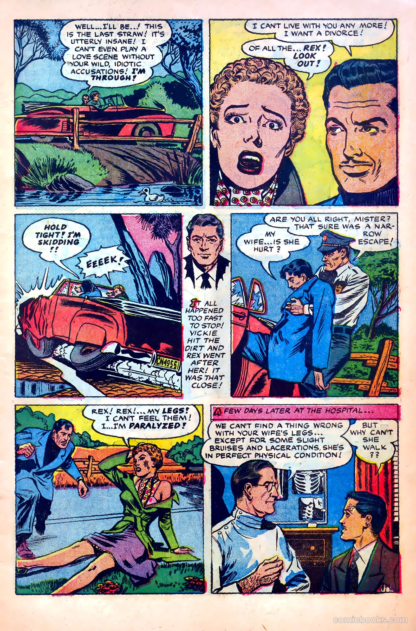 Dr. Anthony King, Hollywood Love Doctor #1 (1952) — page 12 of 37
