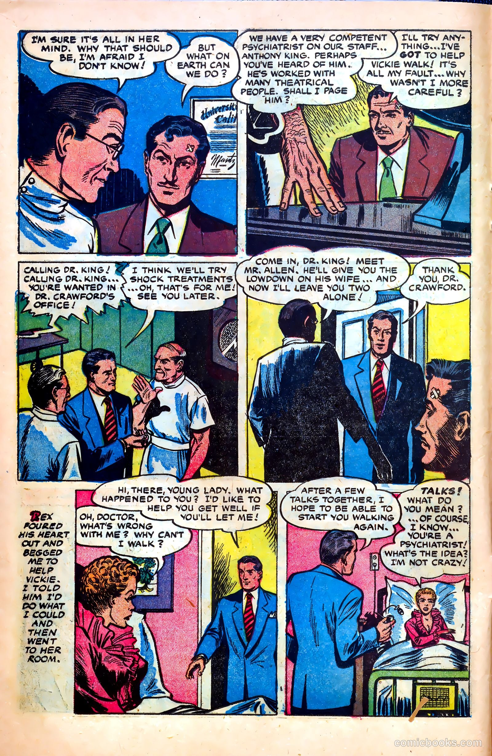 Dr. Anthony King, Hollywood Love Doctor #1 (1952) — page 13 of 37