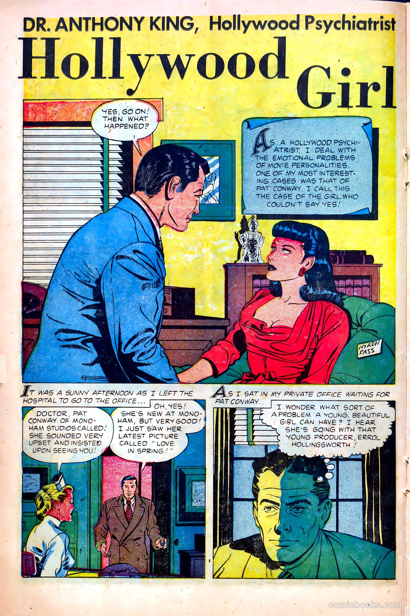 Dr. Anthony King, Hollywood Love Doctor #1 (1952) — page 17 of 37