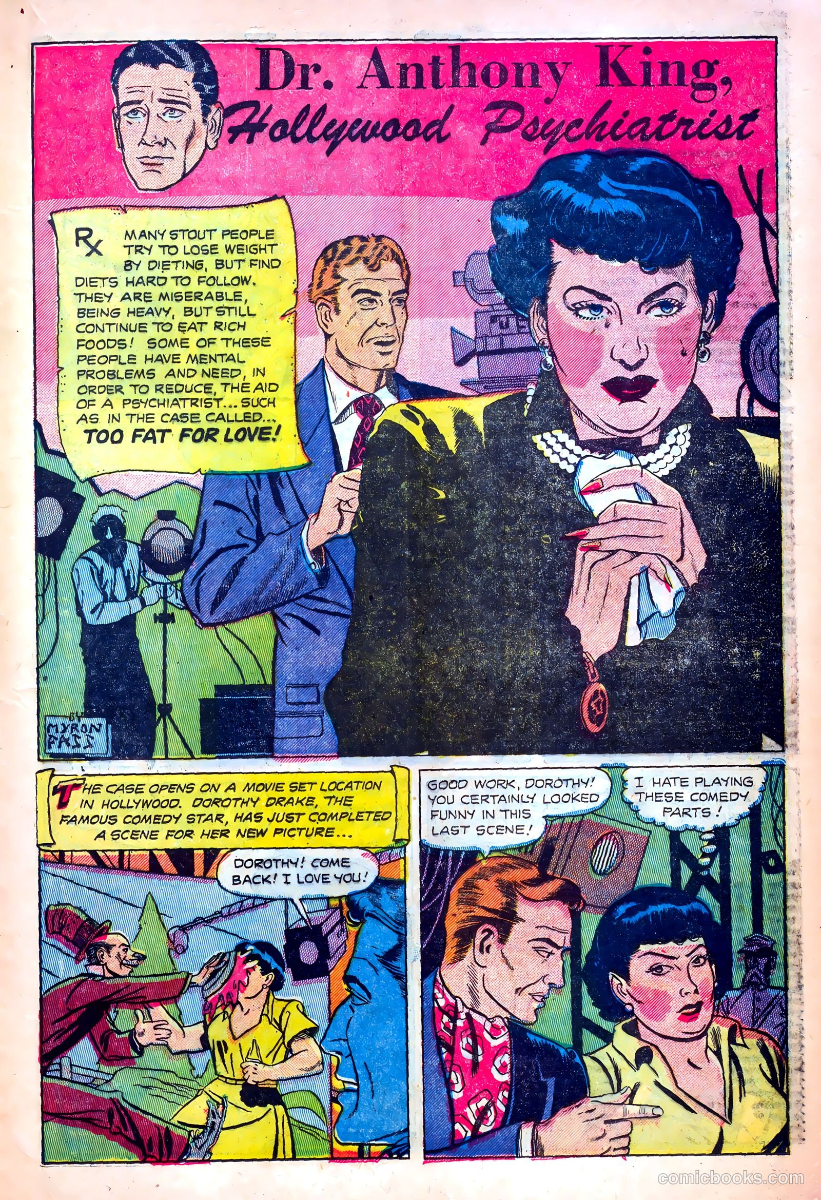 Dr. Anthony King, Hollywood Love Doctor #1 (1952) — page 24 of 37