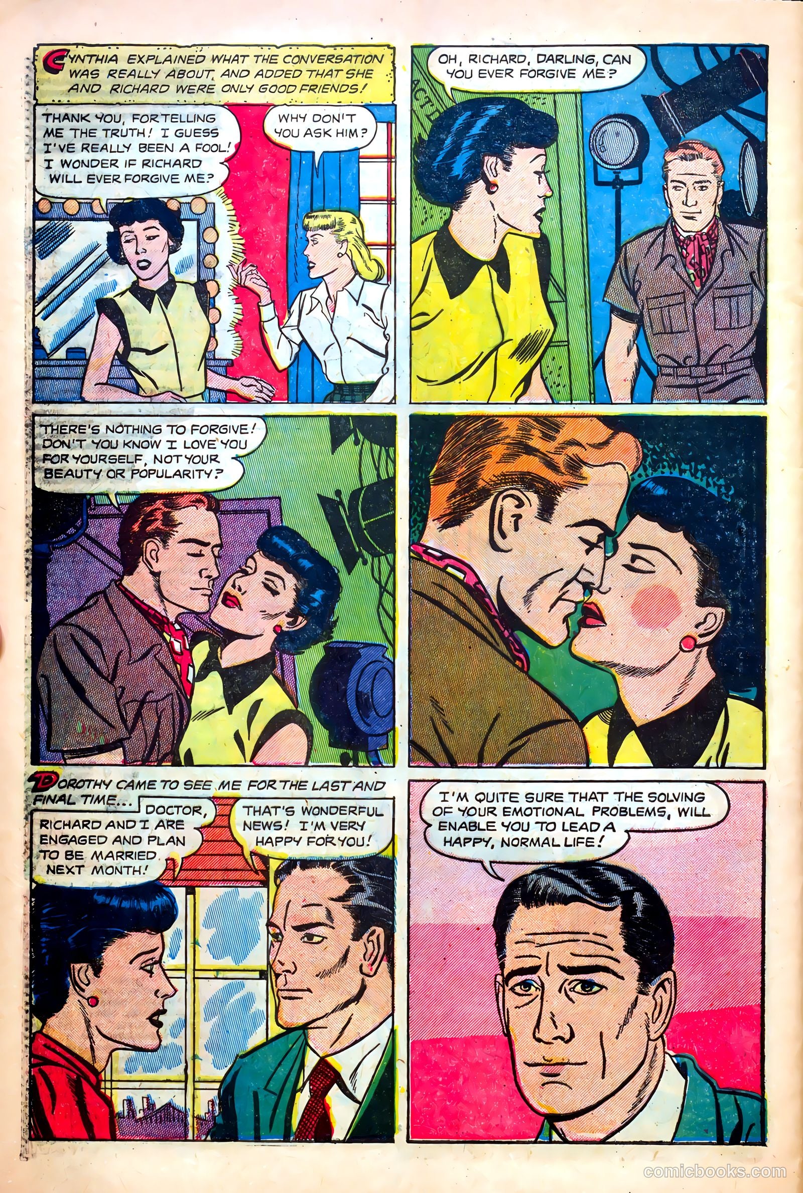 Dr. Anthony King, Hollywood Love Doctor #1 (1952) — page 31 of 37