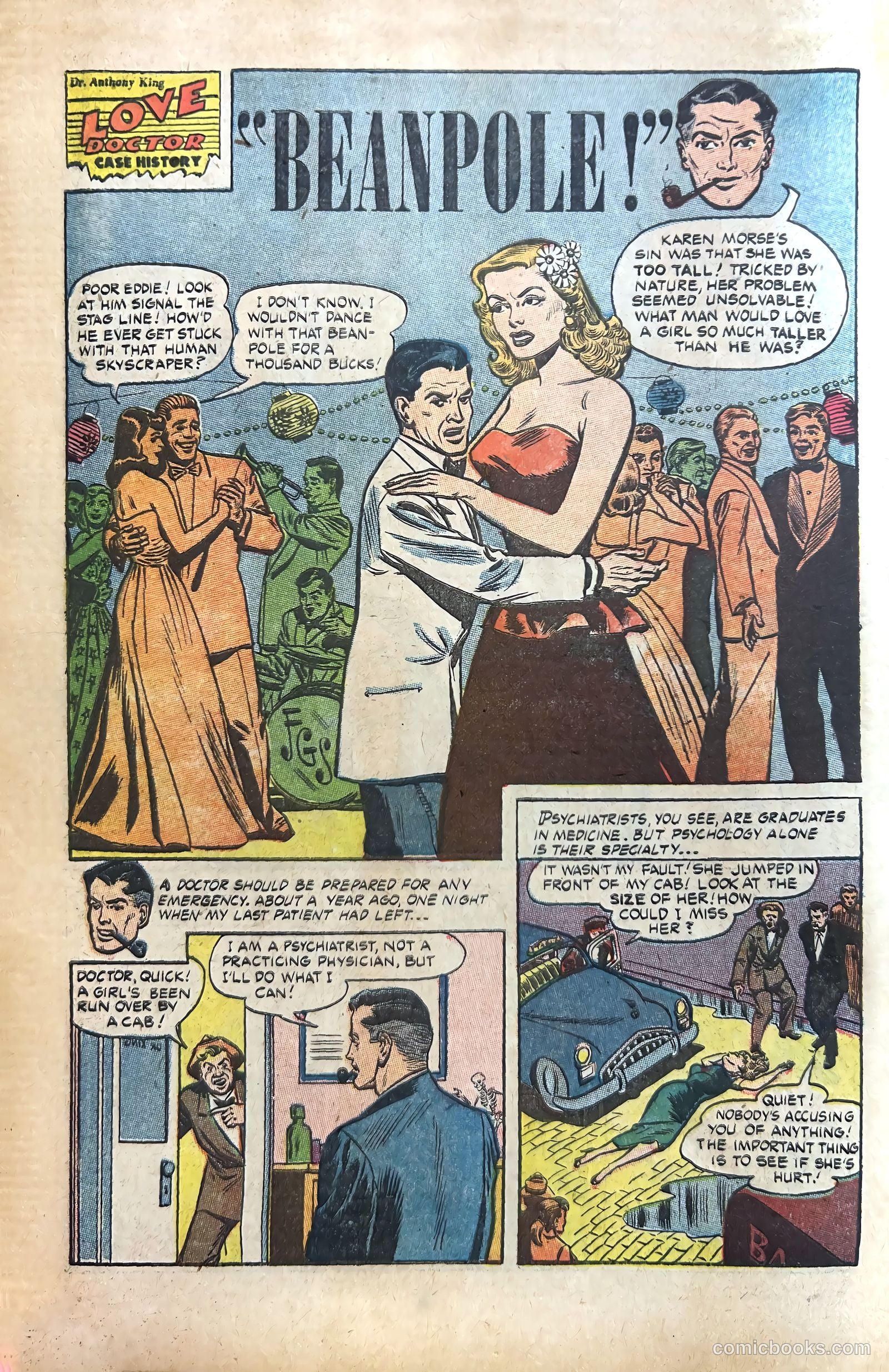 Dr. Anthony King, Hollywood Love Doctor #2 (1953) — page 10 of 36