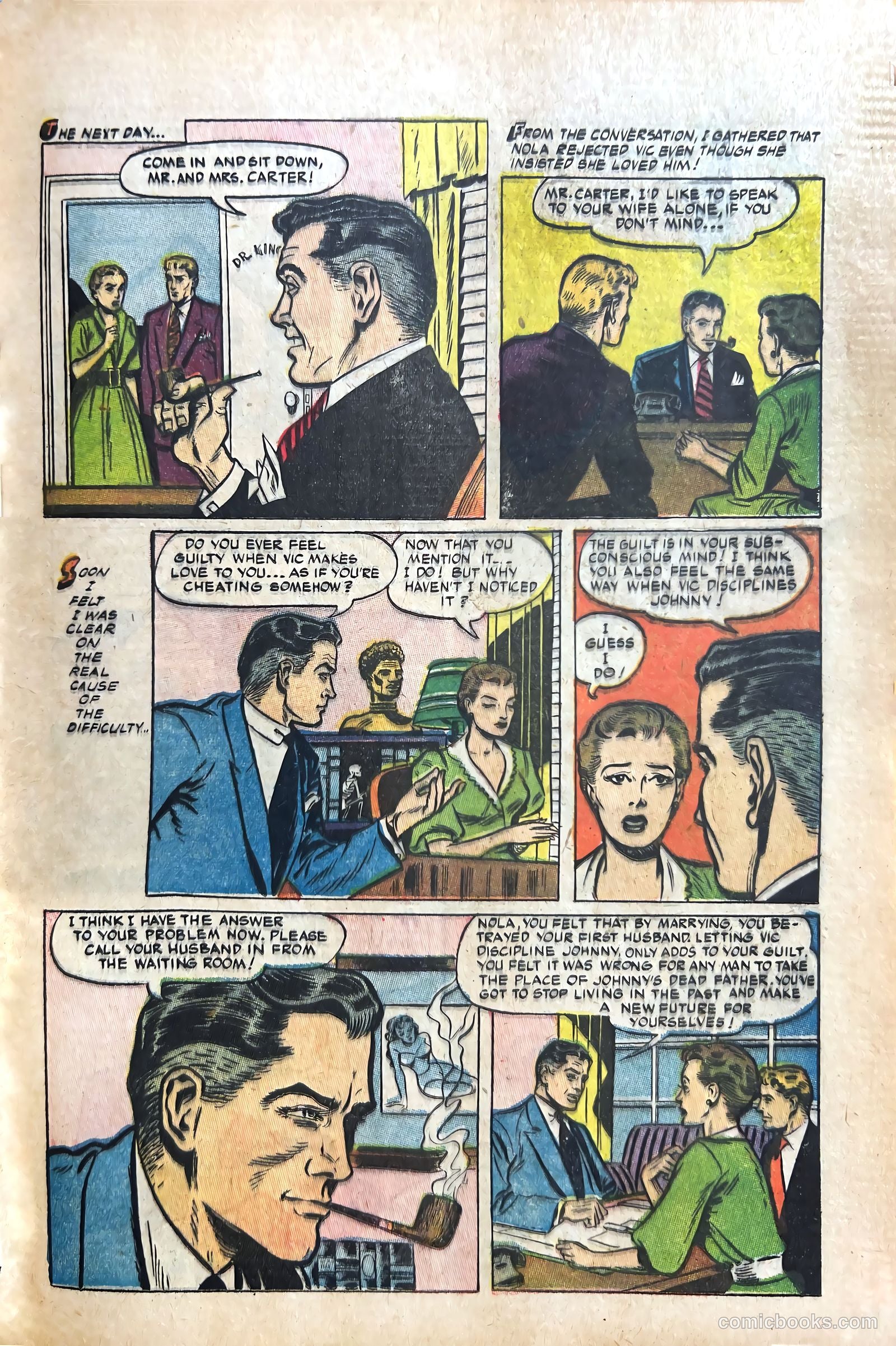 Dr. Anthony King, Hollywood Love Doctor #2 (1953) — page 21 of 36
