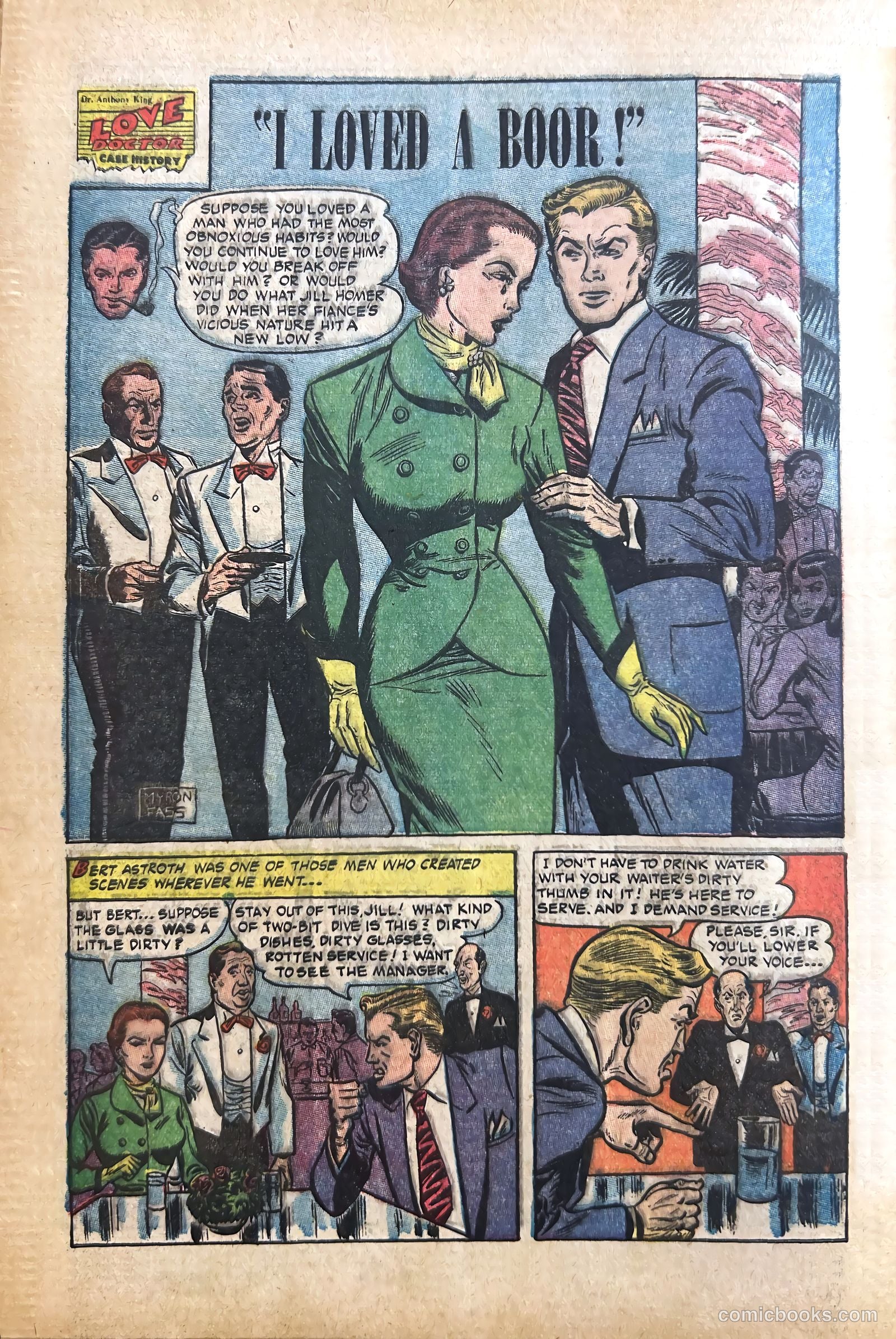Dr. Anthony King, Hollywood Love Doctor #2 (1953) — page 28 of 36