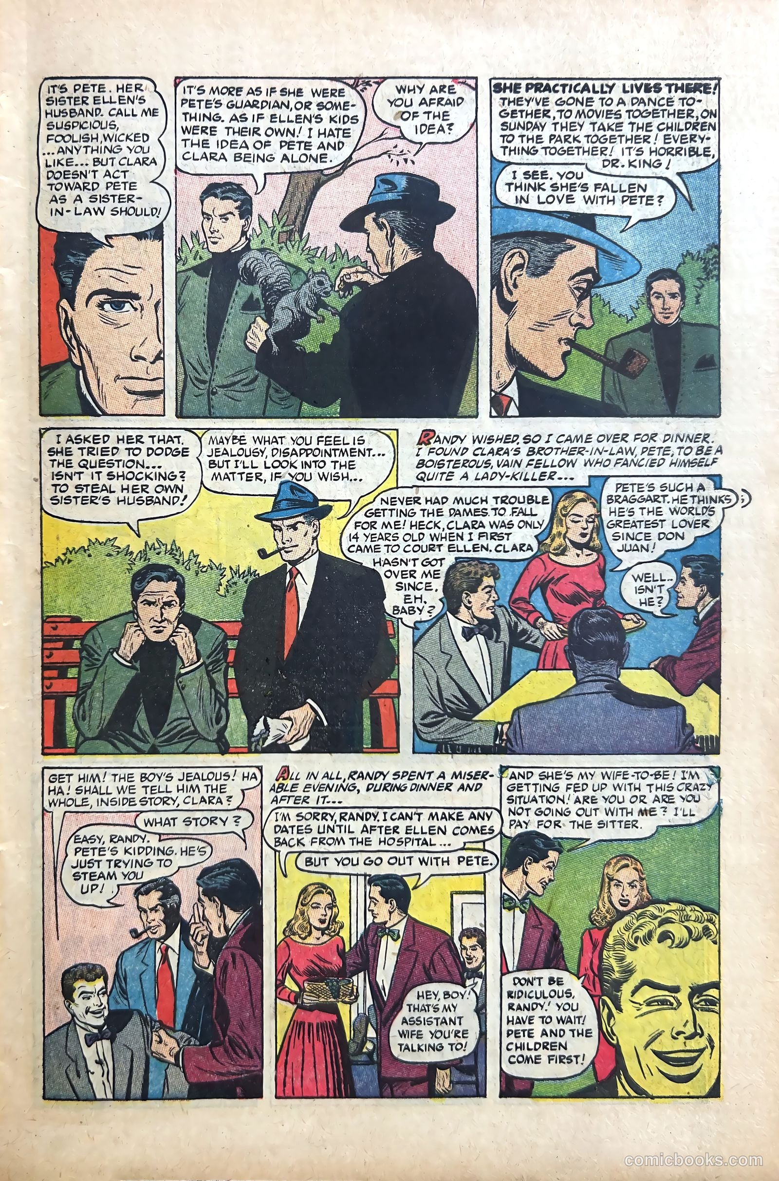 Dr. Anthony King, Hollywood Love Doctor #3 (1953) — page 7 of 36