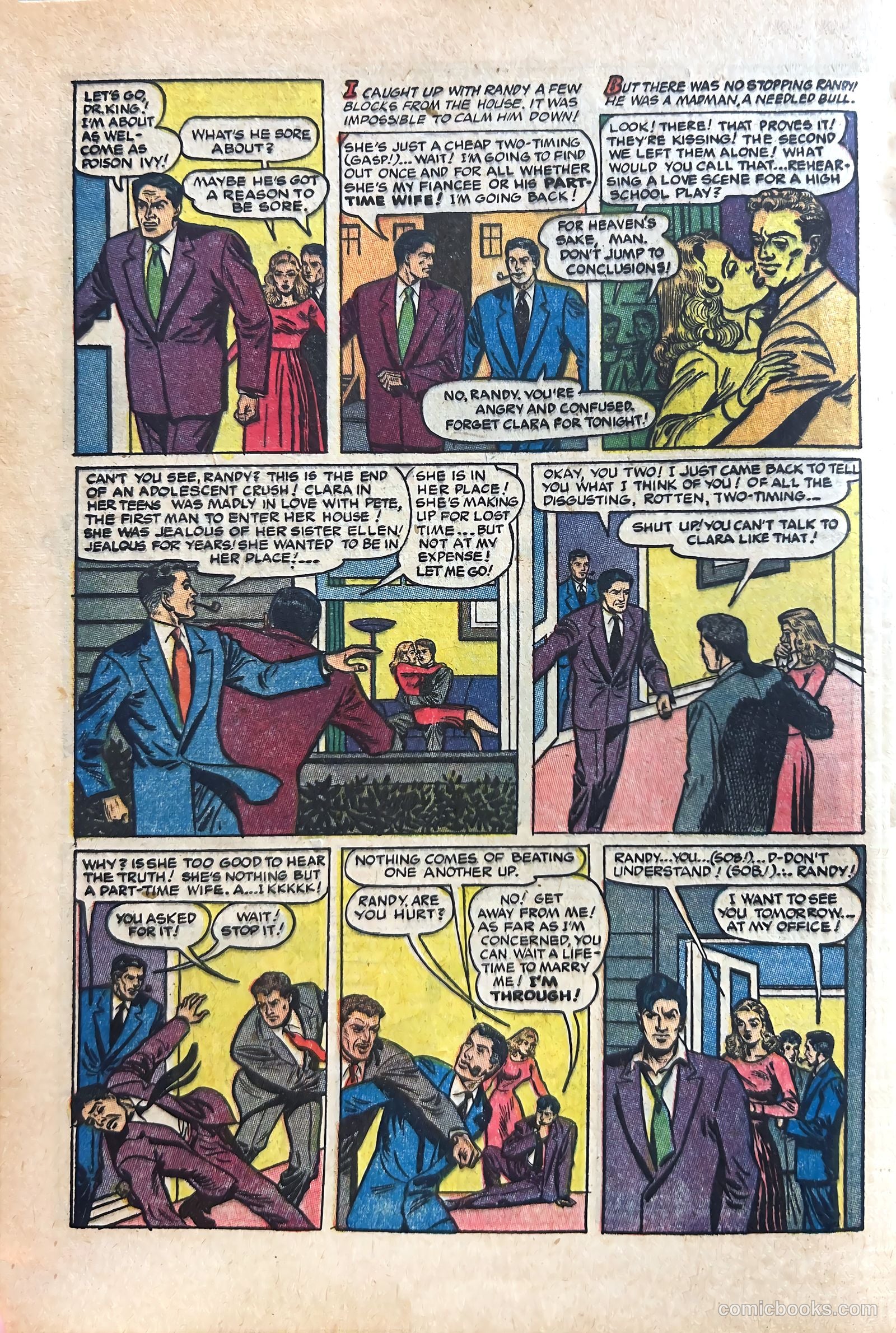 Dr. Anthony King, Hollywood Love Doctor #3 (1953) — page 8 of 36