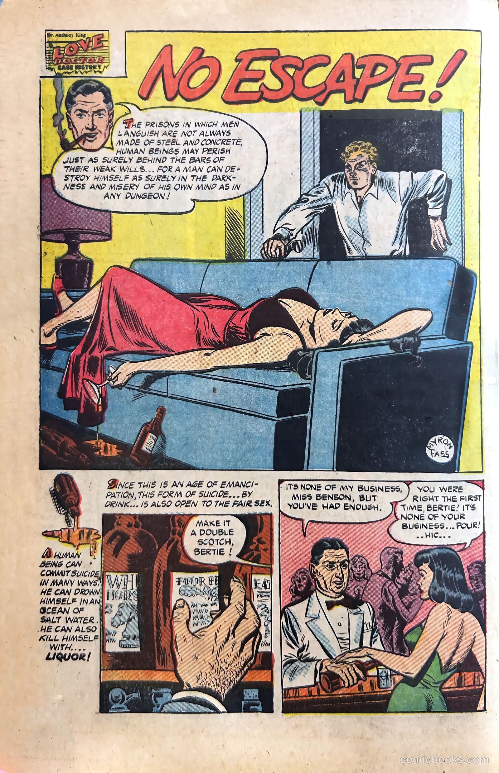 Dr. Anthony King, Hollywood Love Doctor #3 (1953) — page 10 of 36