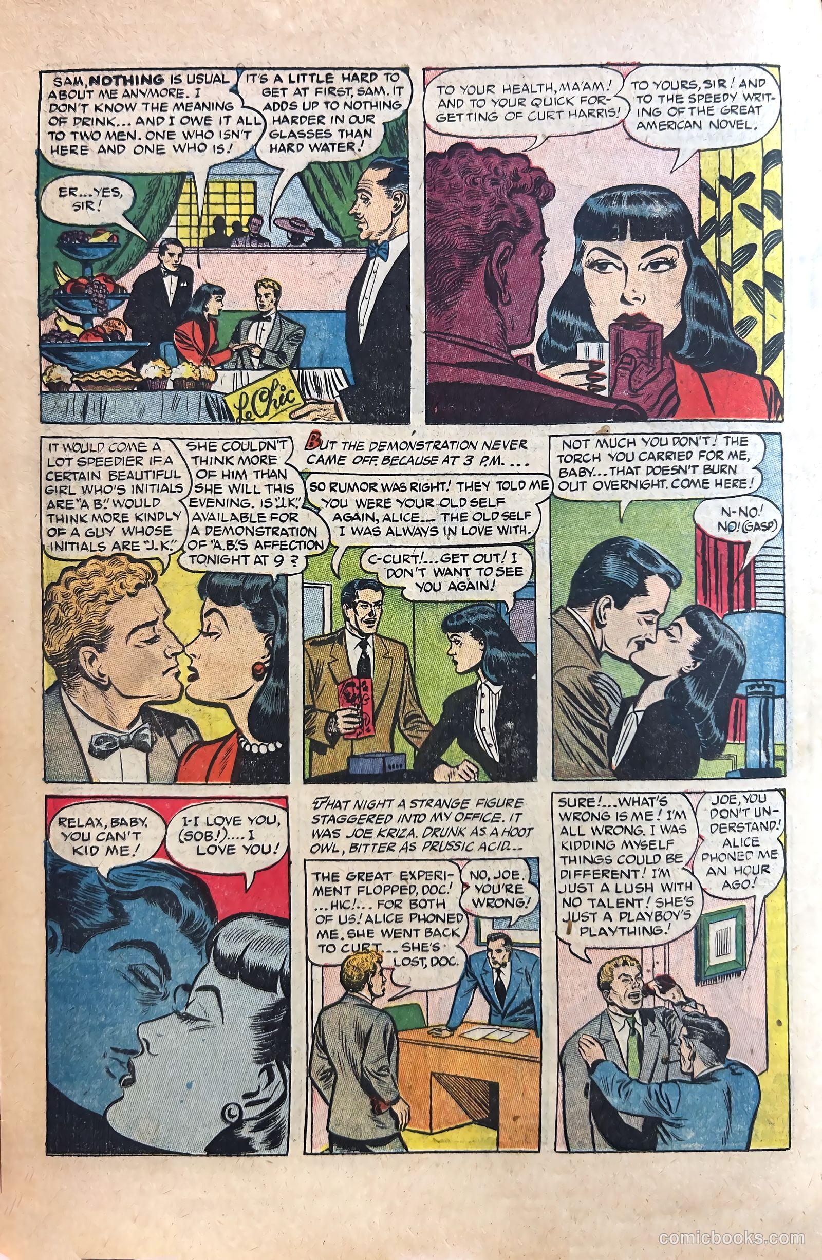 Dr. Anthony King, Hollywood Love Doctor #3 (1953) — page 14 of 36