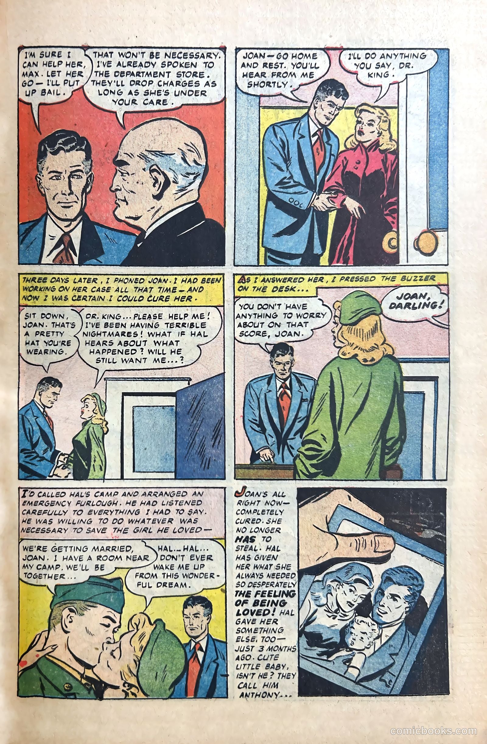 Dr. Anthony King, Hollywood Love Doctor #3 (1953) — page 23 of 36