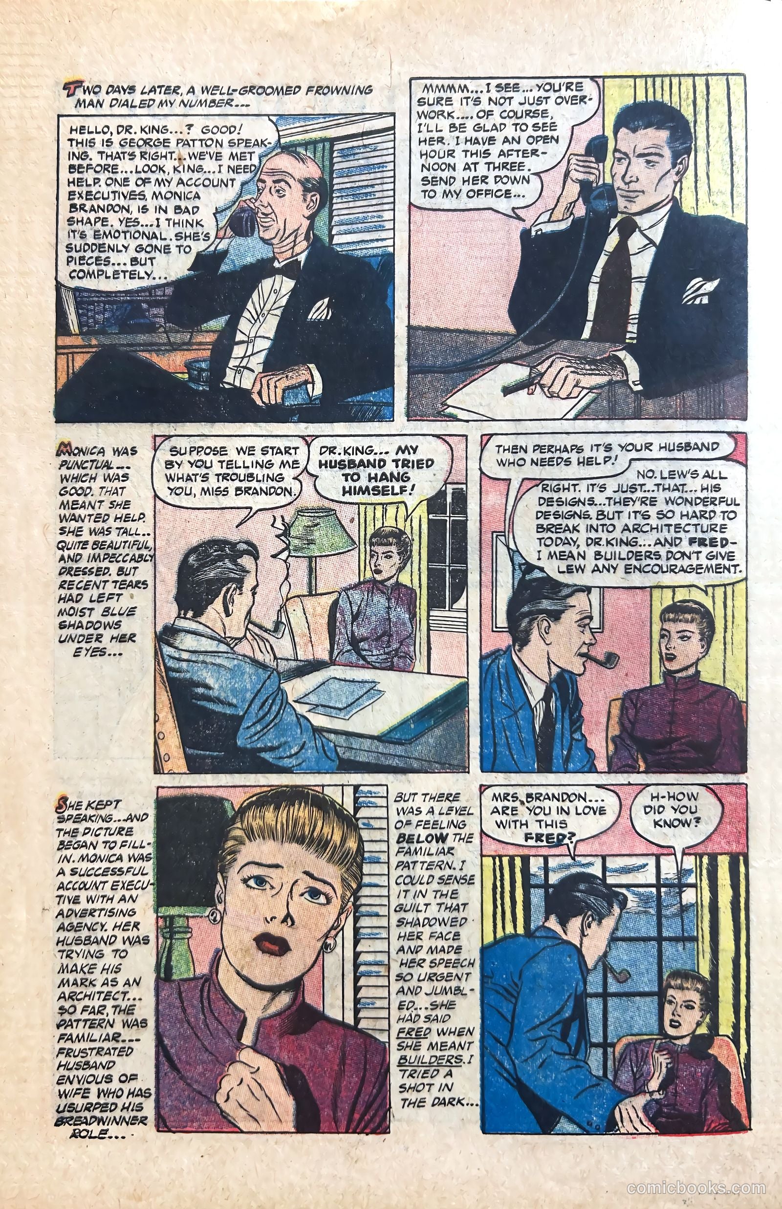 Dr. Anthony King, Hollywood Love Doctor #3 (1953) — page 28 of 36