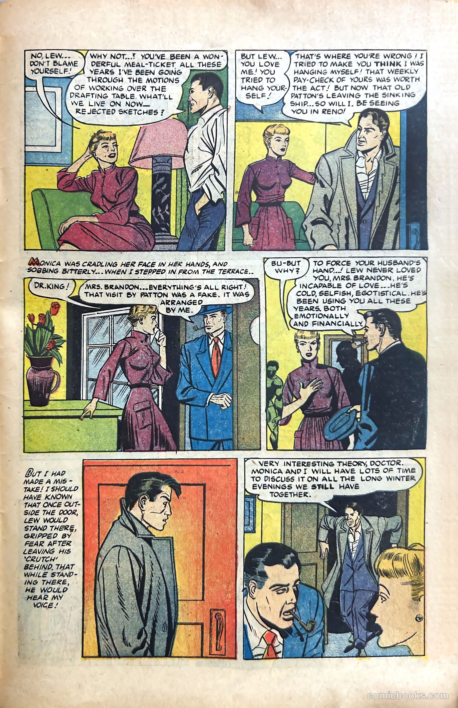 Dr. Anthony King, Hollywood Love Doctor #3 (1953) — page 31 of 36