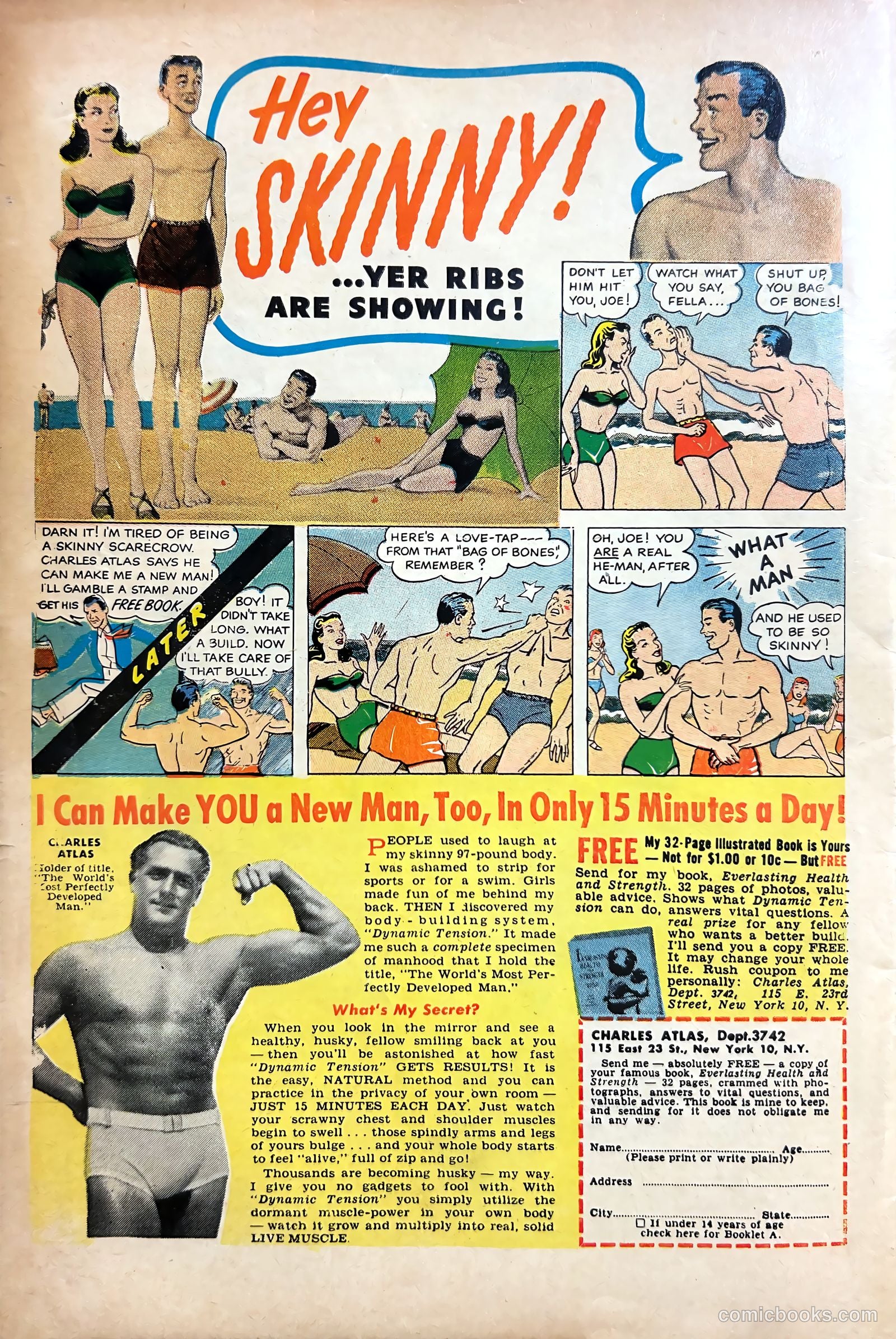 Dr. Anthony King, Hollywood Love Doctor #3 (1953) — page 36 of 36