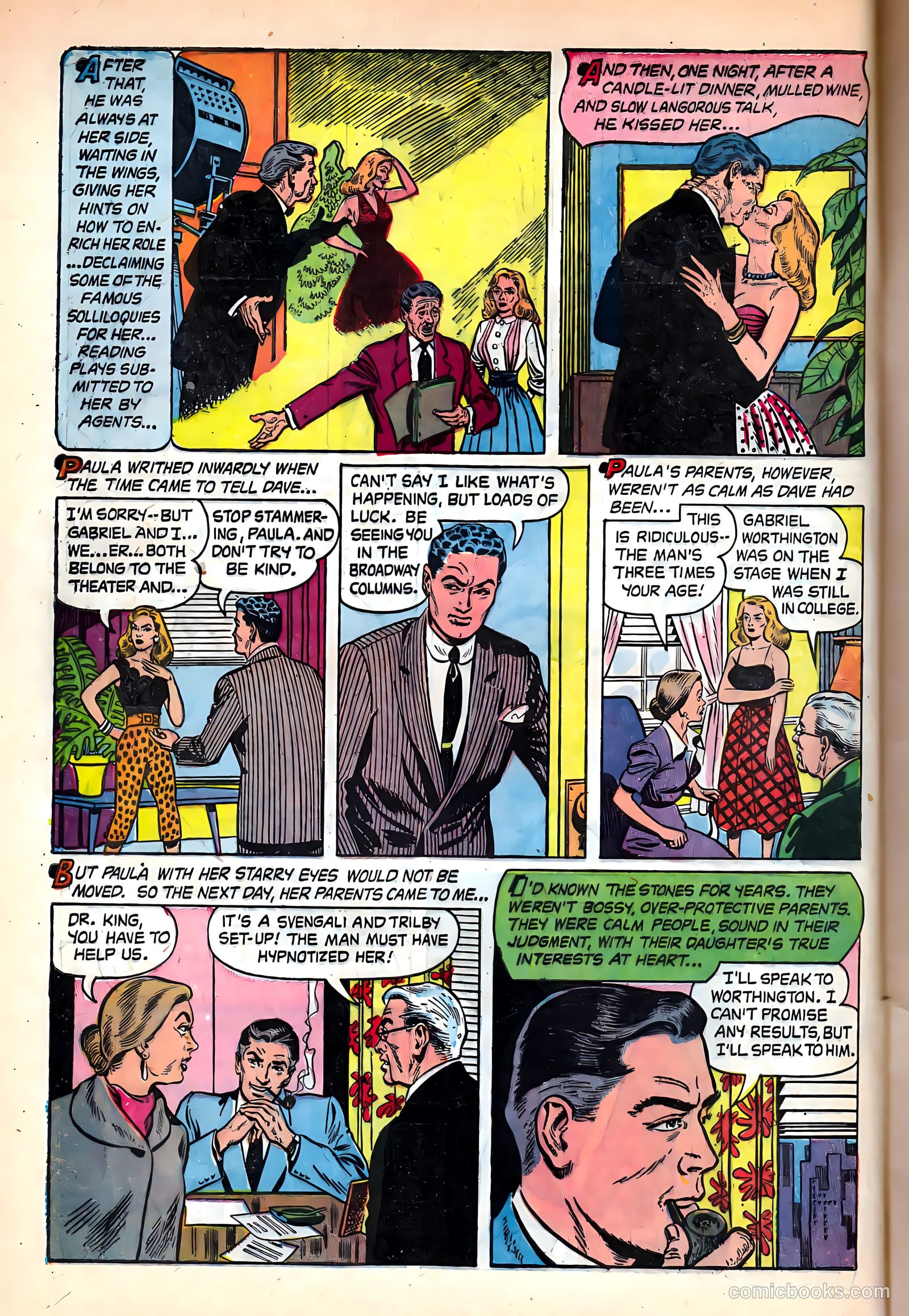 Dr. Anthony King, Hollywood Love Doctor #4 (1954) — page 6 of 36