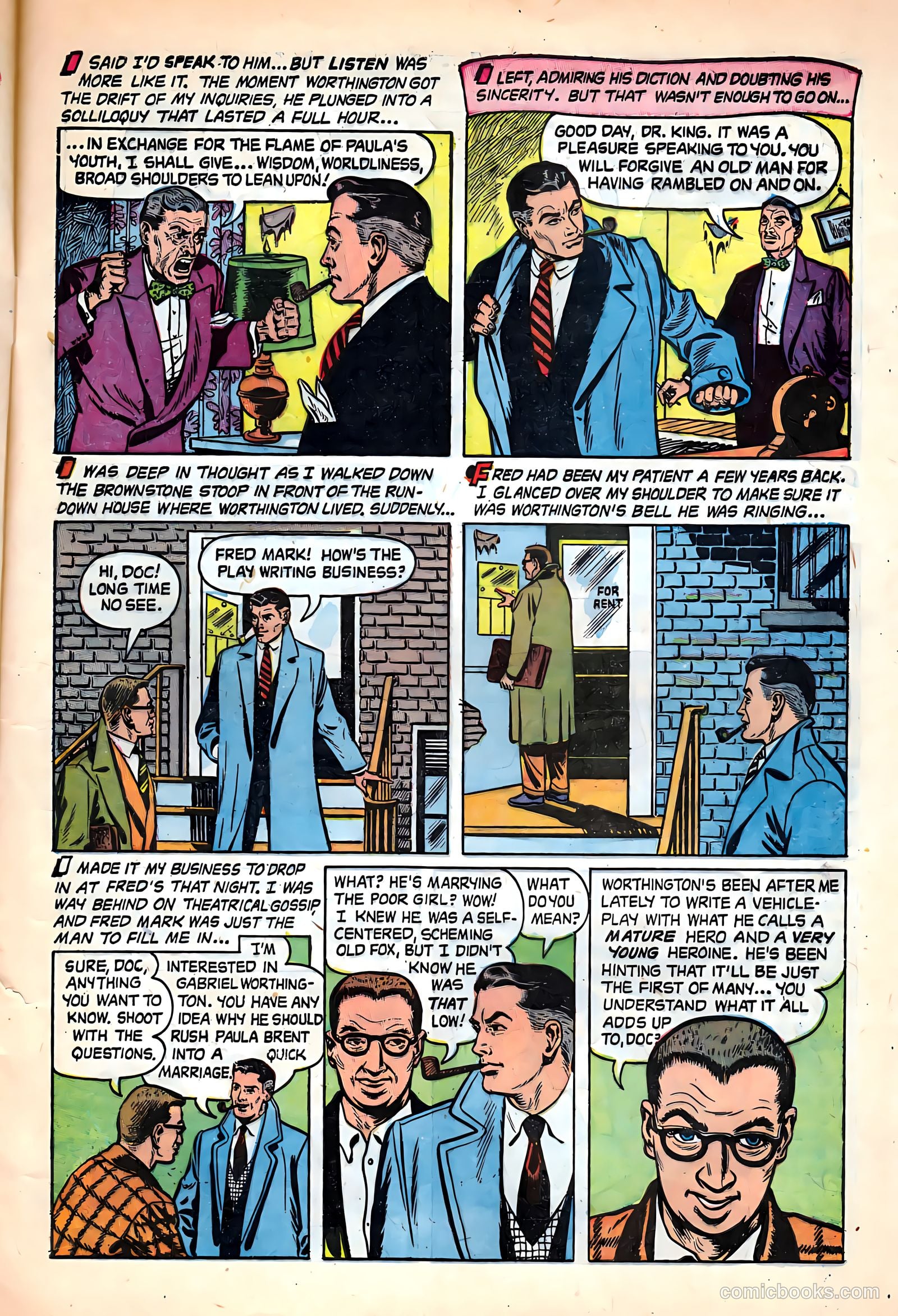 Dr. Anthony King, Hollywood Love Doctor #4 (1954) — page 7 of 36
