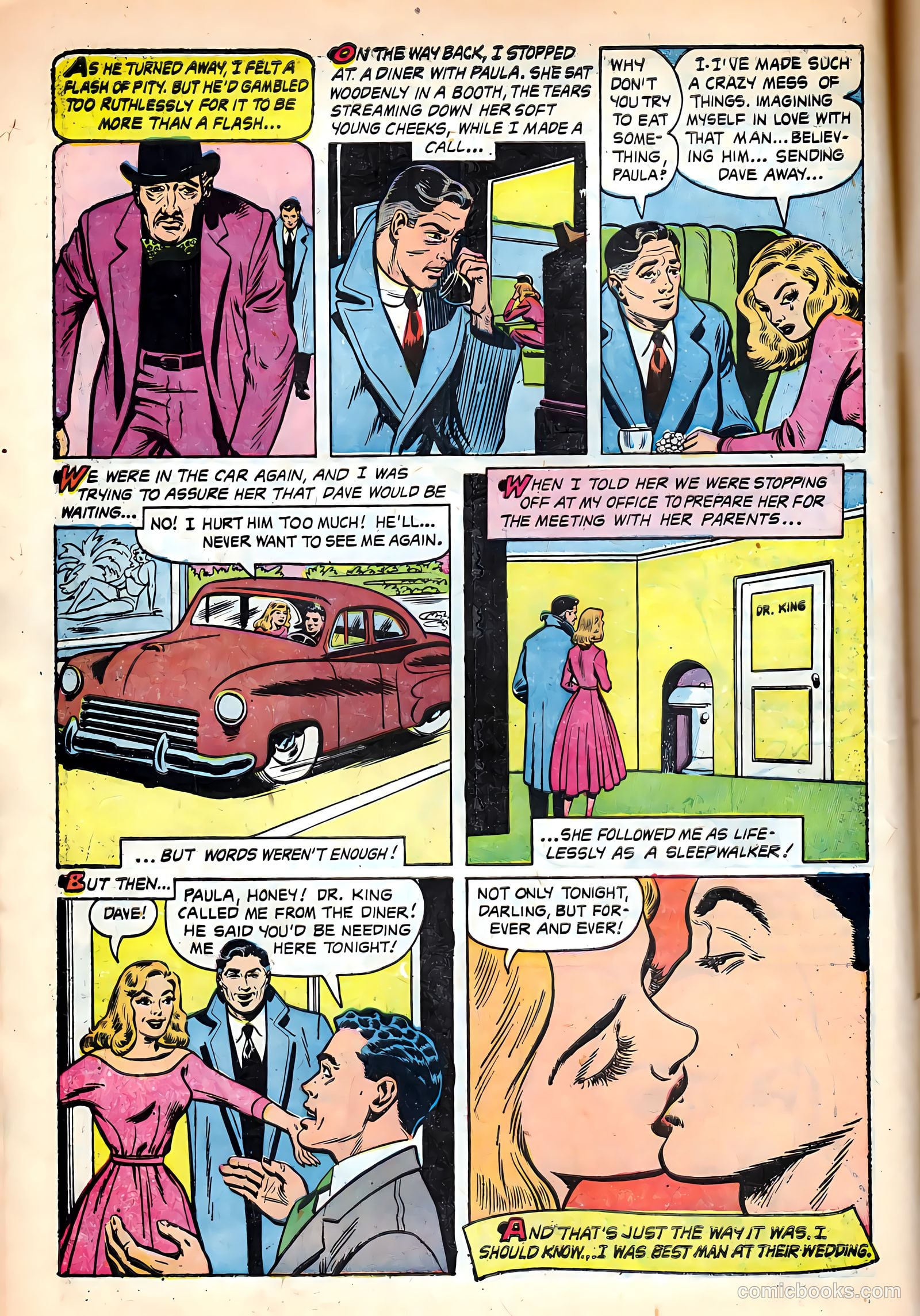 Dr. Anthony King, Hollywood Love Doctor #4 (1954) — page 10 of 36