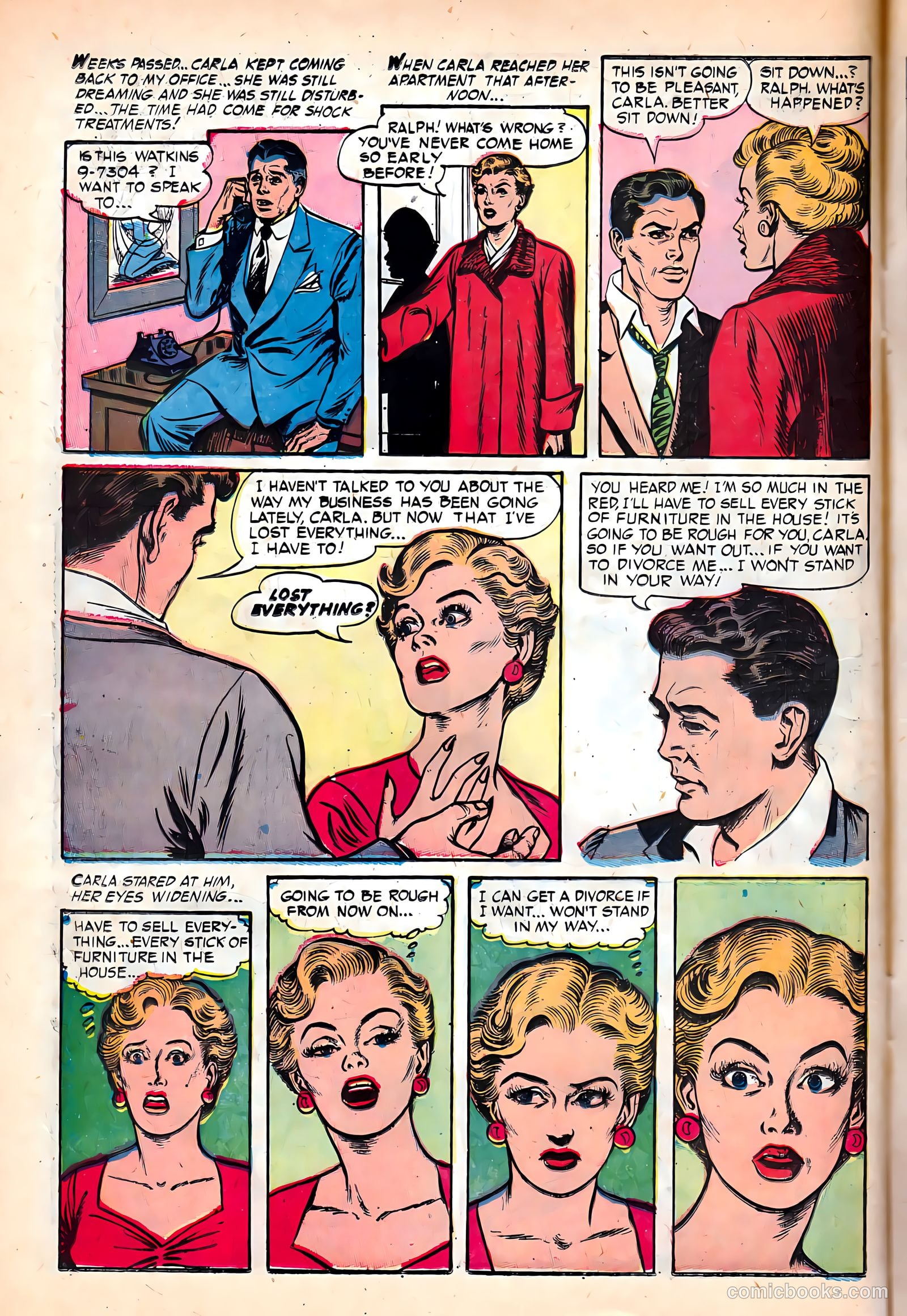 Dr. Anthony King, Hollywood Love Doctor #4 (1954) — page 16 of 36