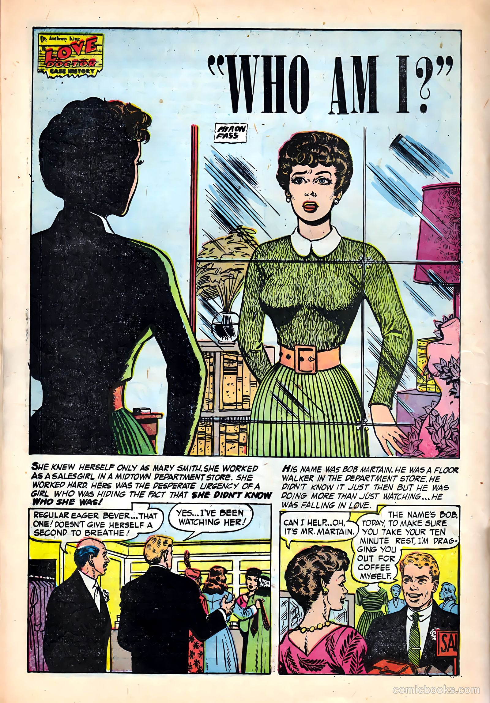 Dr. Anthony King, Hollywood Love Doctor #4 (1954) — page 20 of 36