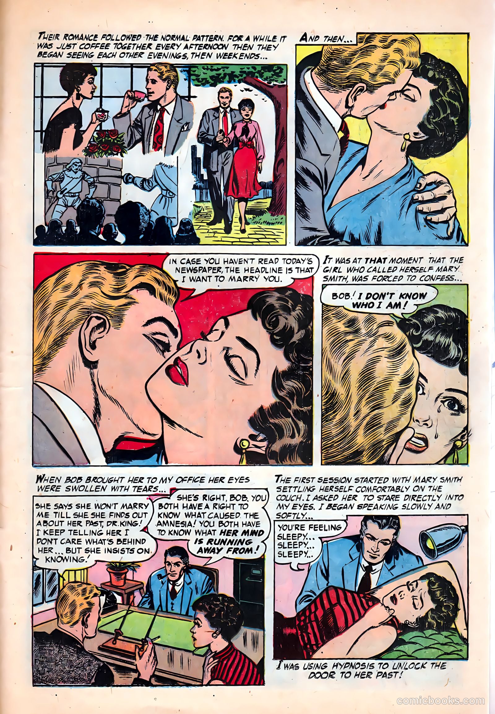Dr. Anthony King, Hollywood Love Doctor #4 (1954) — page 21 of 36