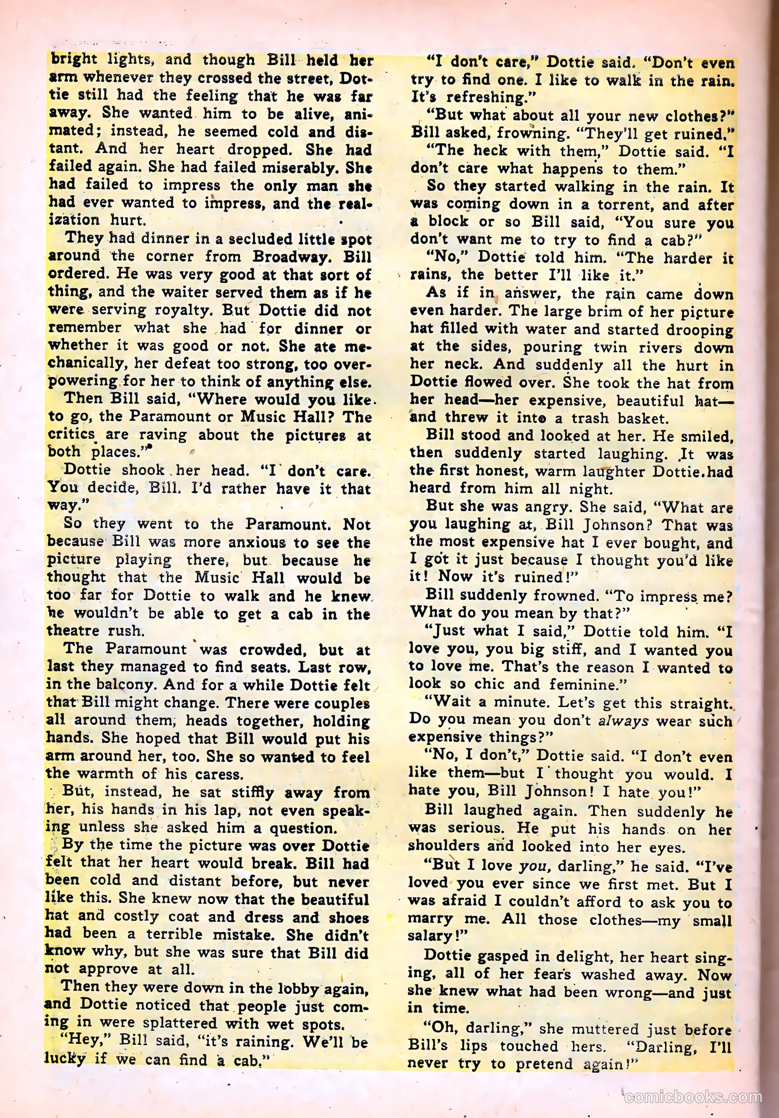 Dr. Anthony King, Hollywood Love Doctor #4 (1954) — page 28 of 36