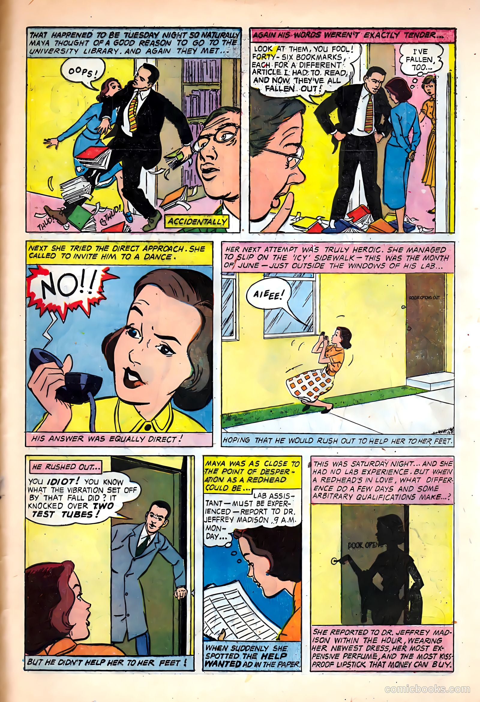 Dr. Anthony King, Hollywood Love Doctor #4 (1954) — page 31 of 36