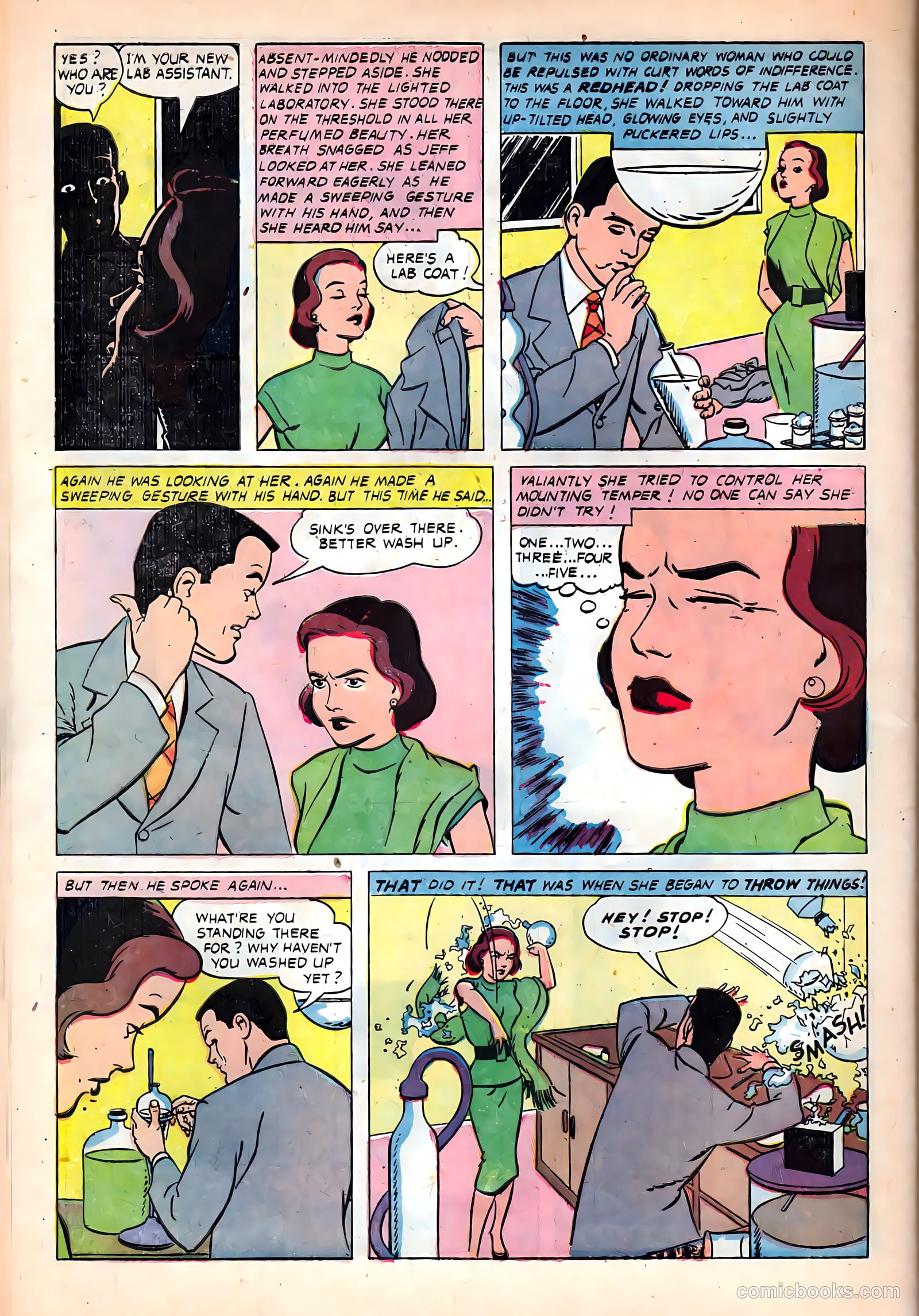 Dr. Anthony King, Hollywood Love Doctor #4 (1954) — page 32 of 36